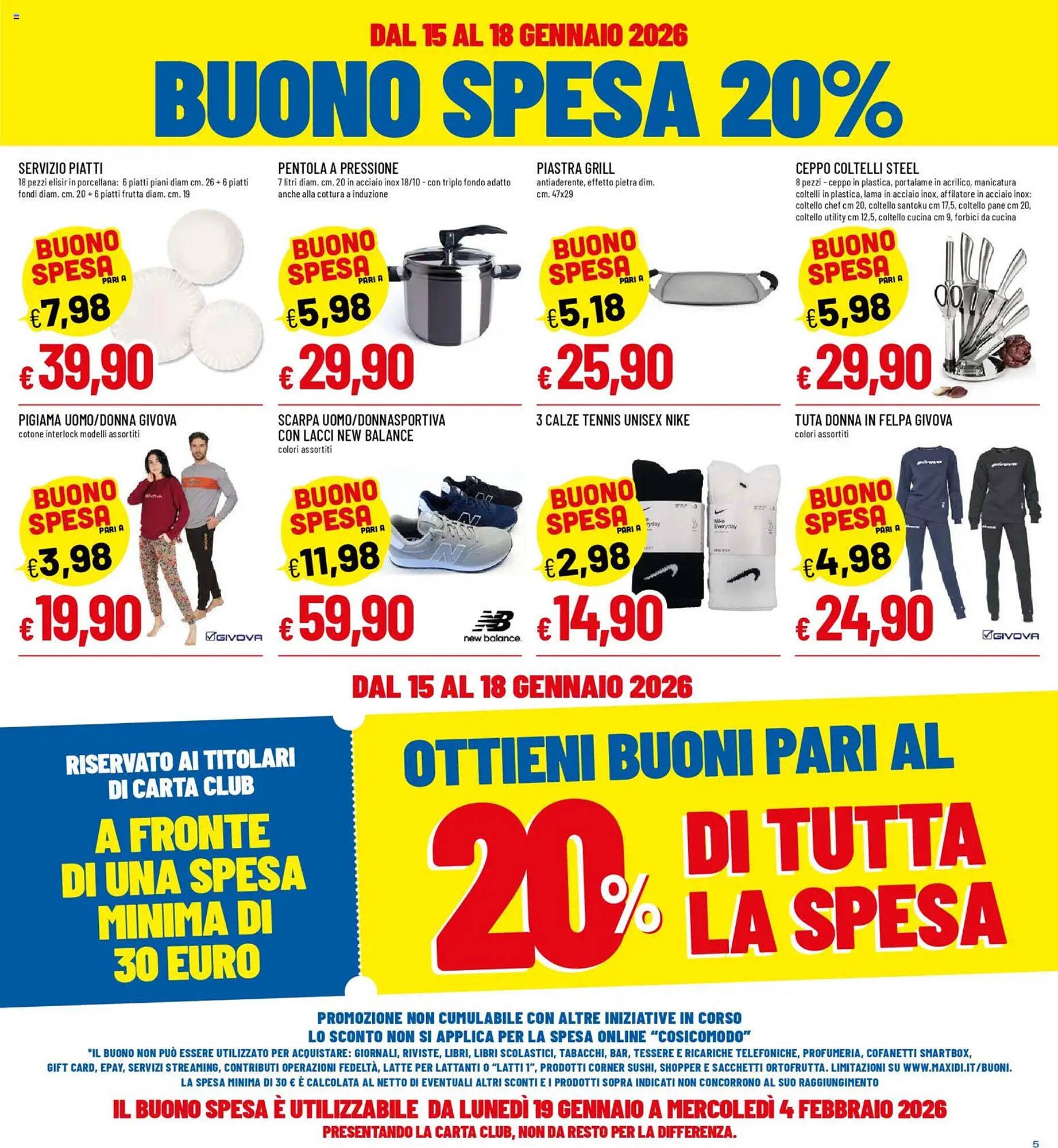 Volantino Galassia (2026-01-15 - 2026-01-18)