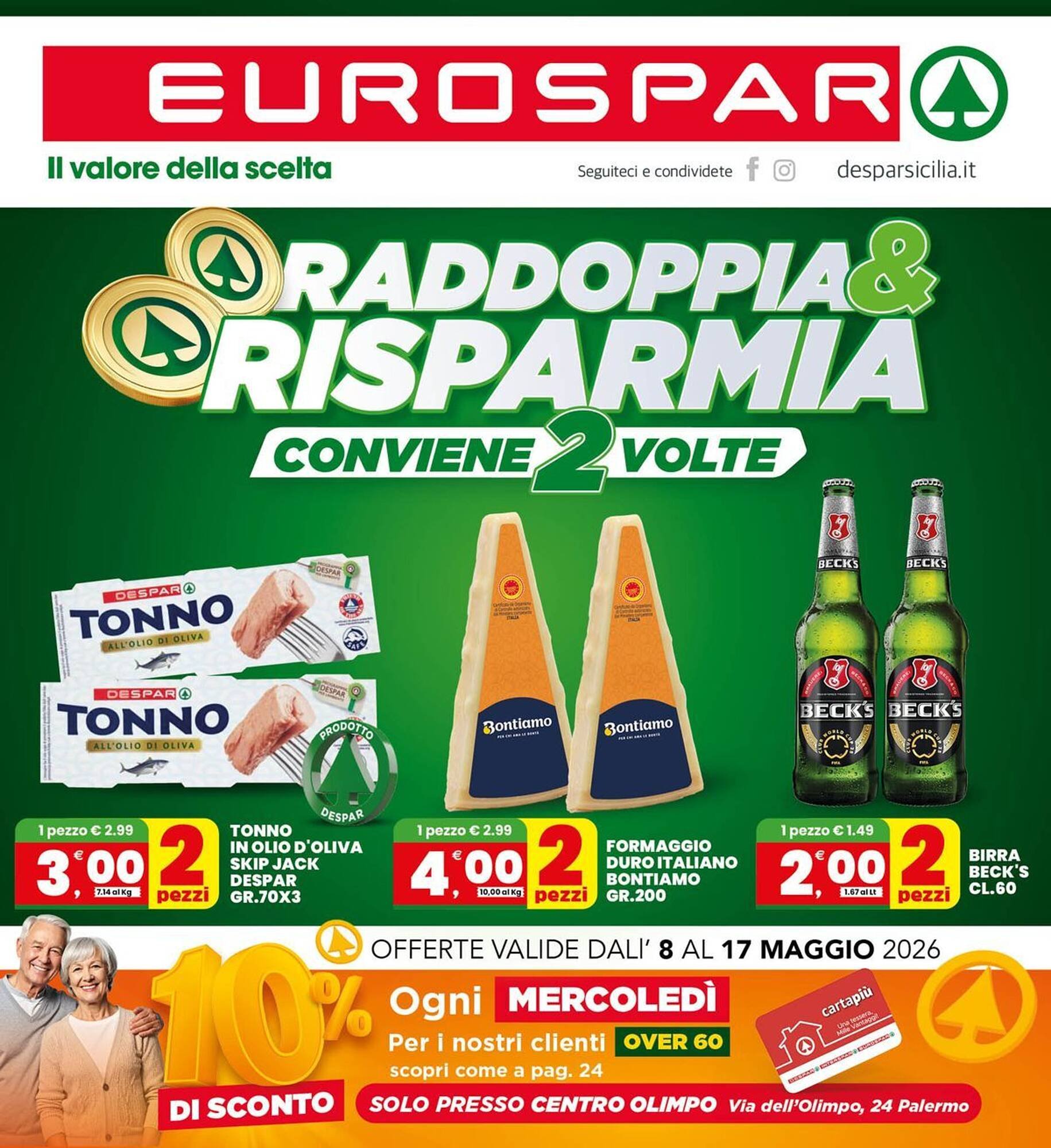 Volantino Eurospar (2026-05-08 - 2026-05-17)