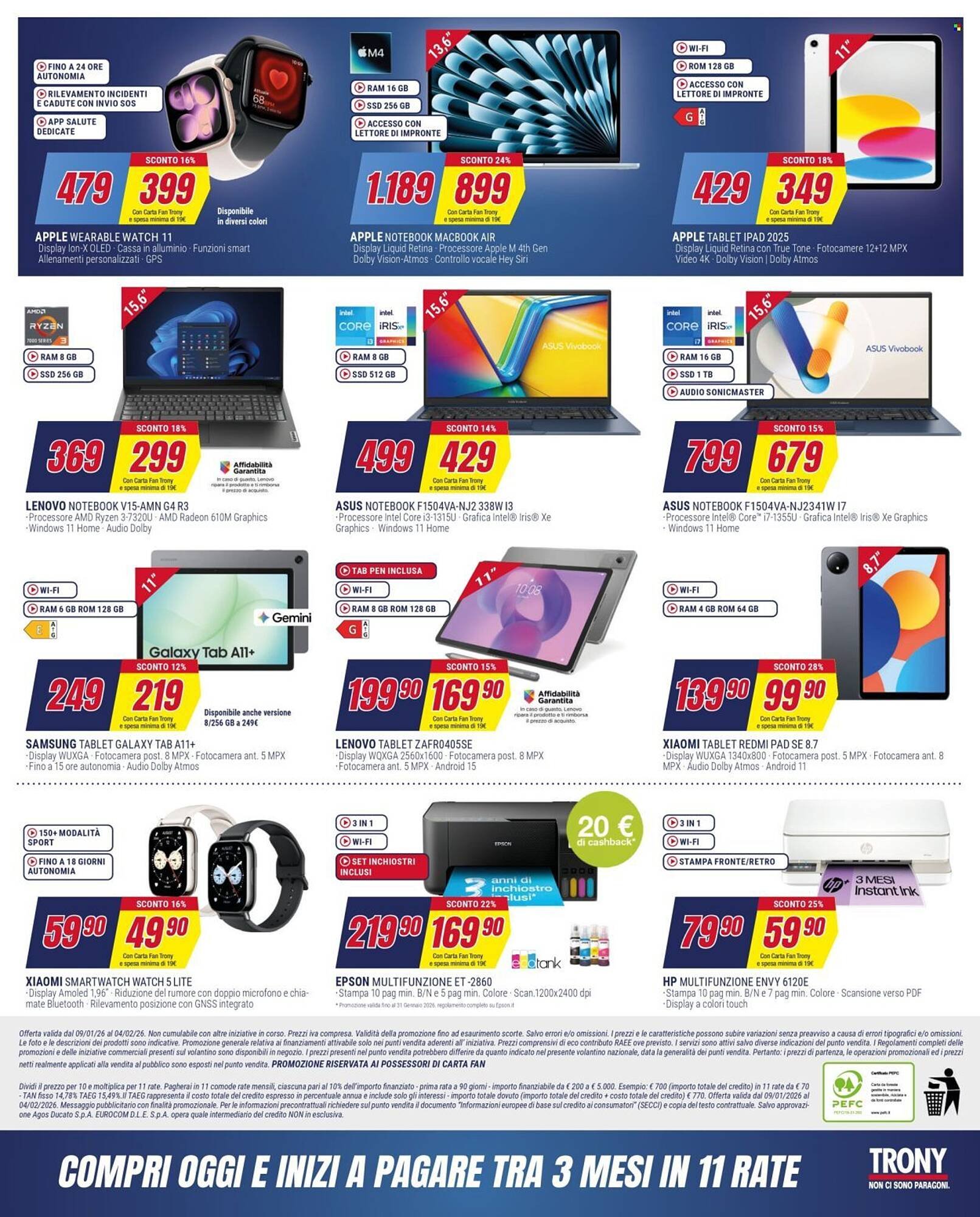 Volantino Trony (2026-01-09 - 2026-02-04)