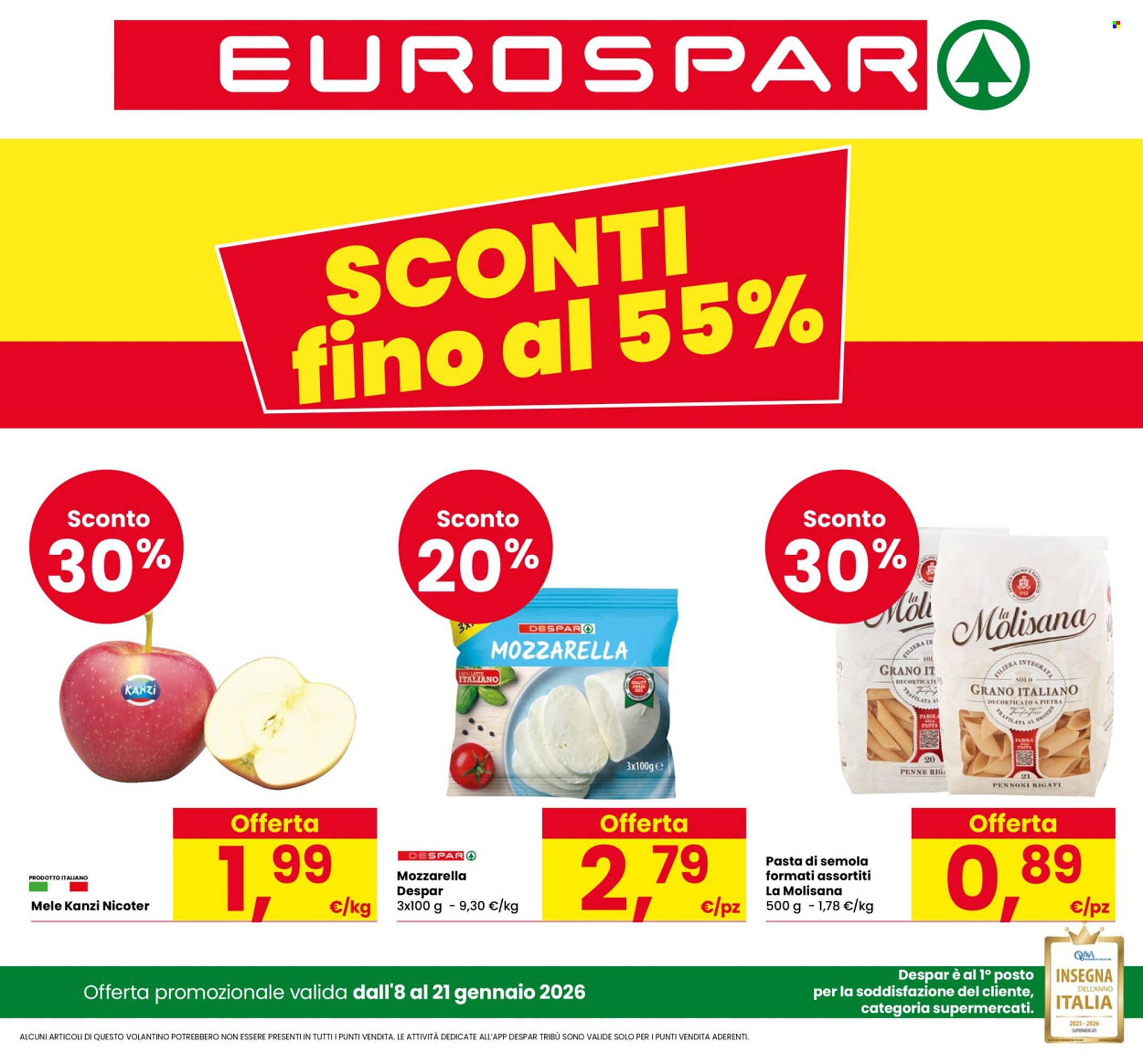 Volantino Eurospar (2026-01-08 - 2026-01-21)