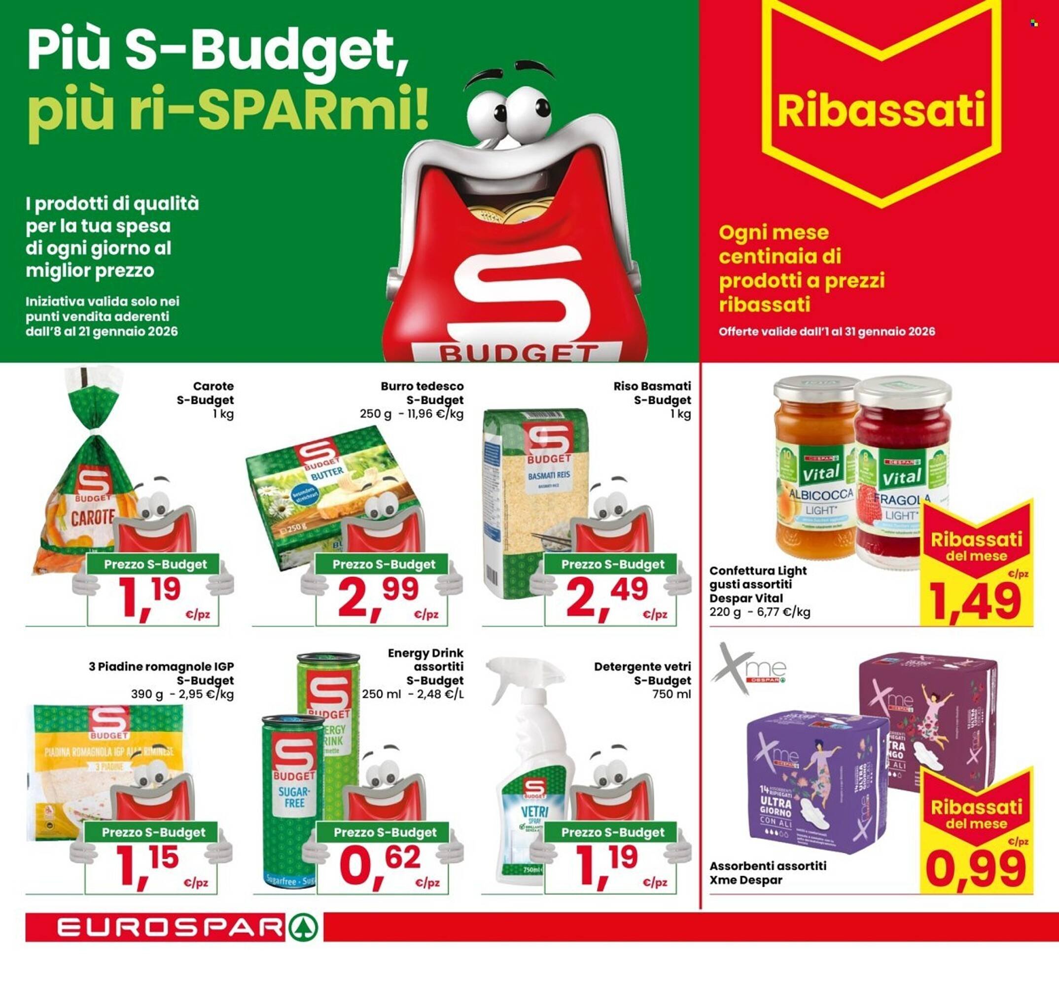 Volantino Eurospar (2026-01-08 - 2026-01-21)