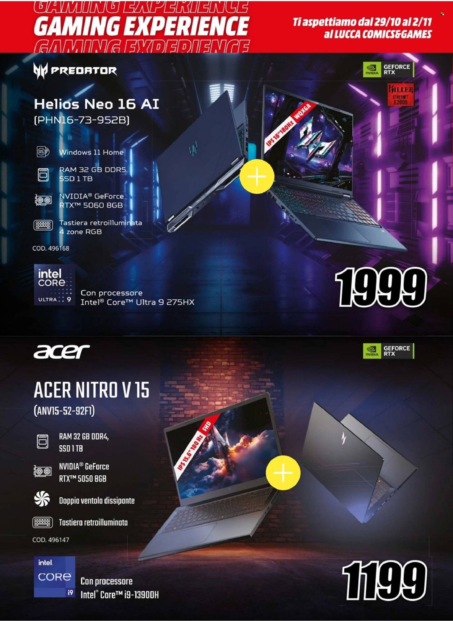 Volantino MediaWorld (2025-10-24 - 2025-11-02)