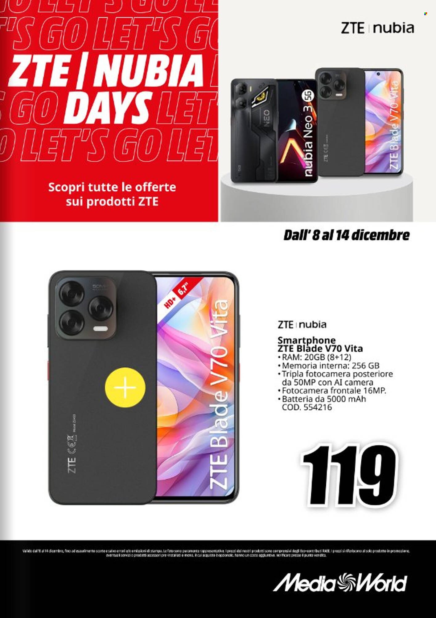 Volantino MediaWorld (2025-12-08 - 2025-12-14)