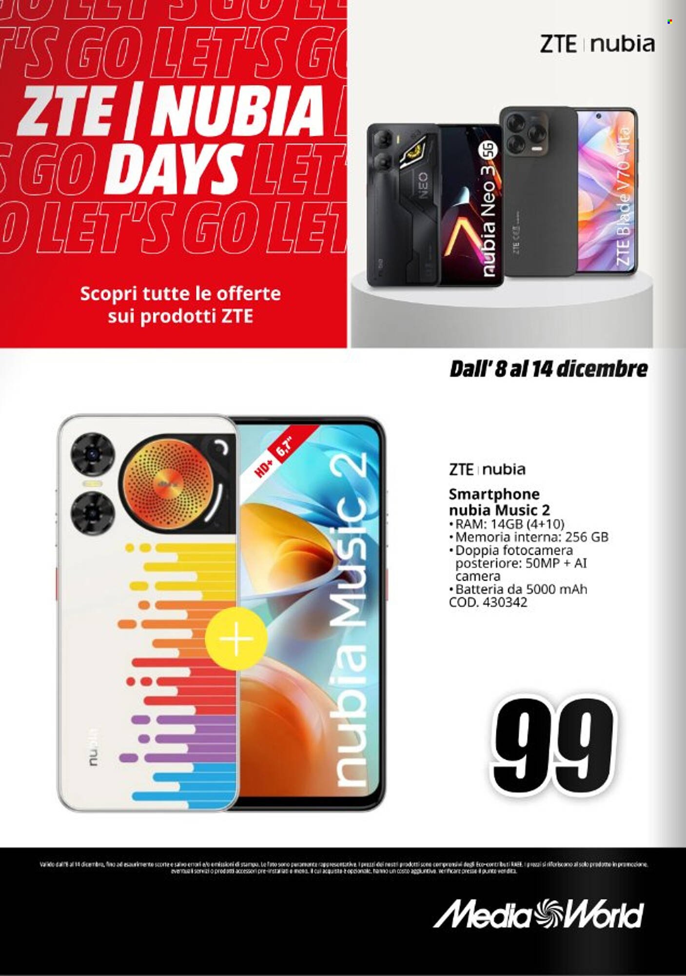 Volantino MediaWorld (2025-12-08 - 2025-12-14)