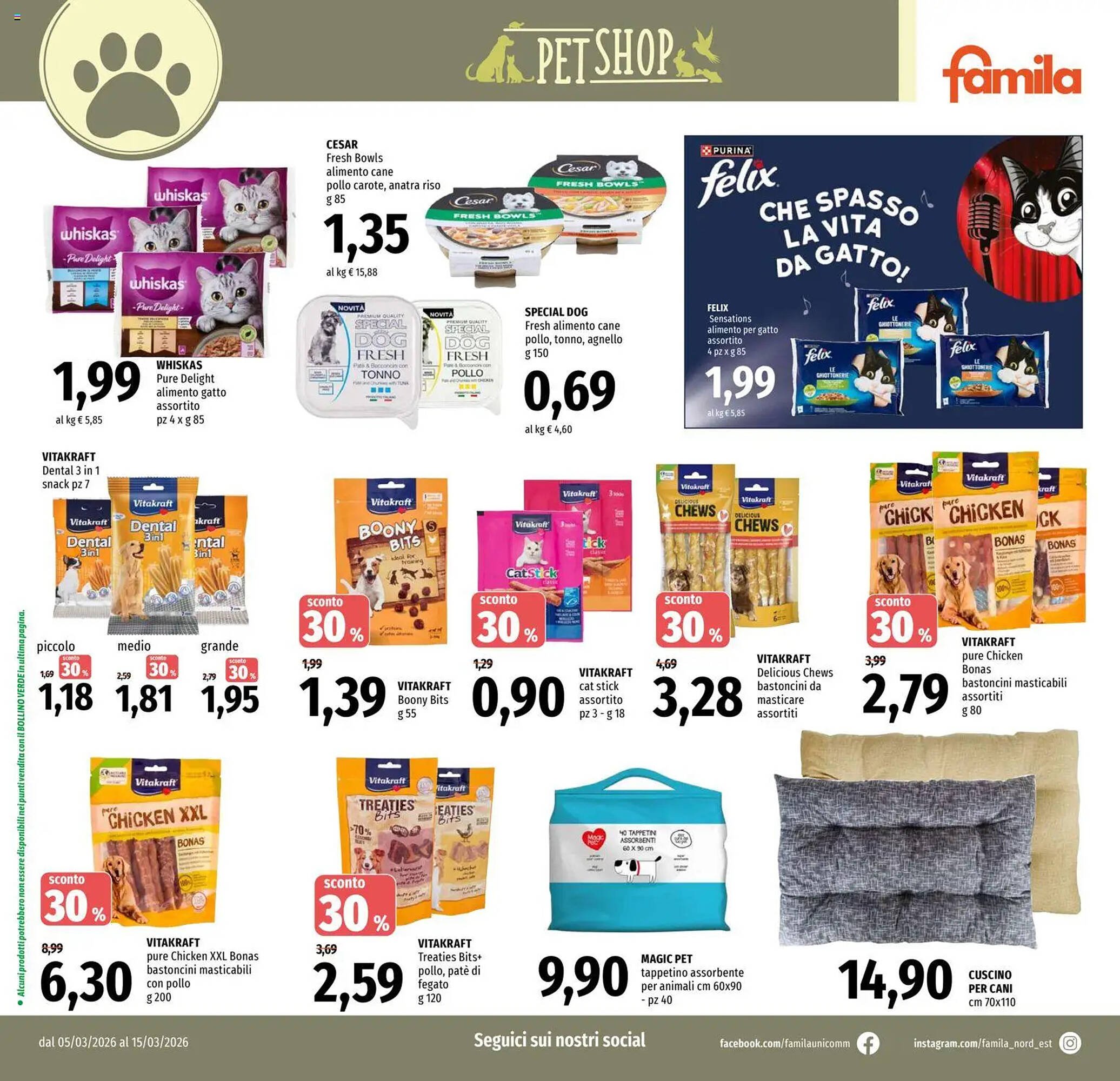 Volantino Famila (2026-03-05 - 2026-03-15)