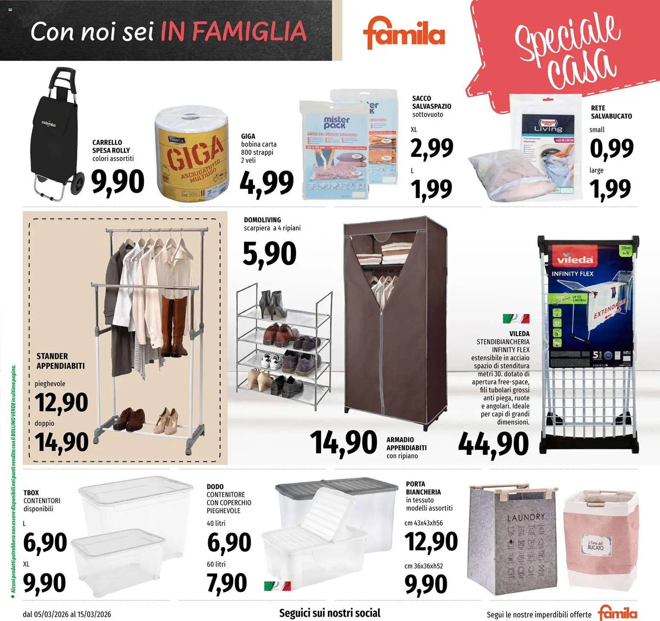 Volantino Famila (2026-03-05 - 2026-03-15)