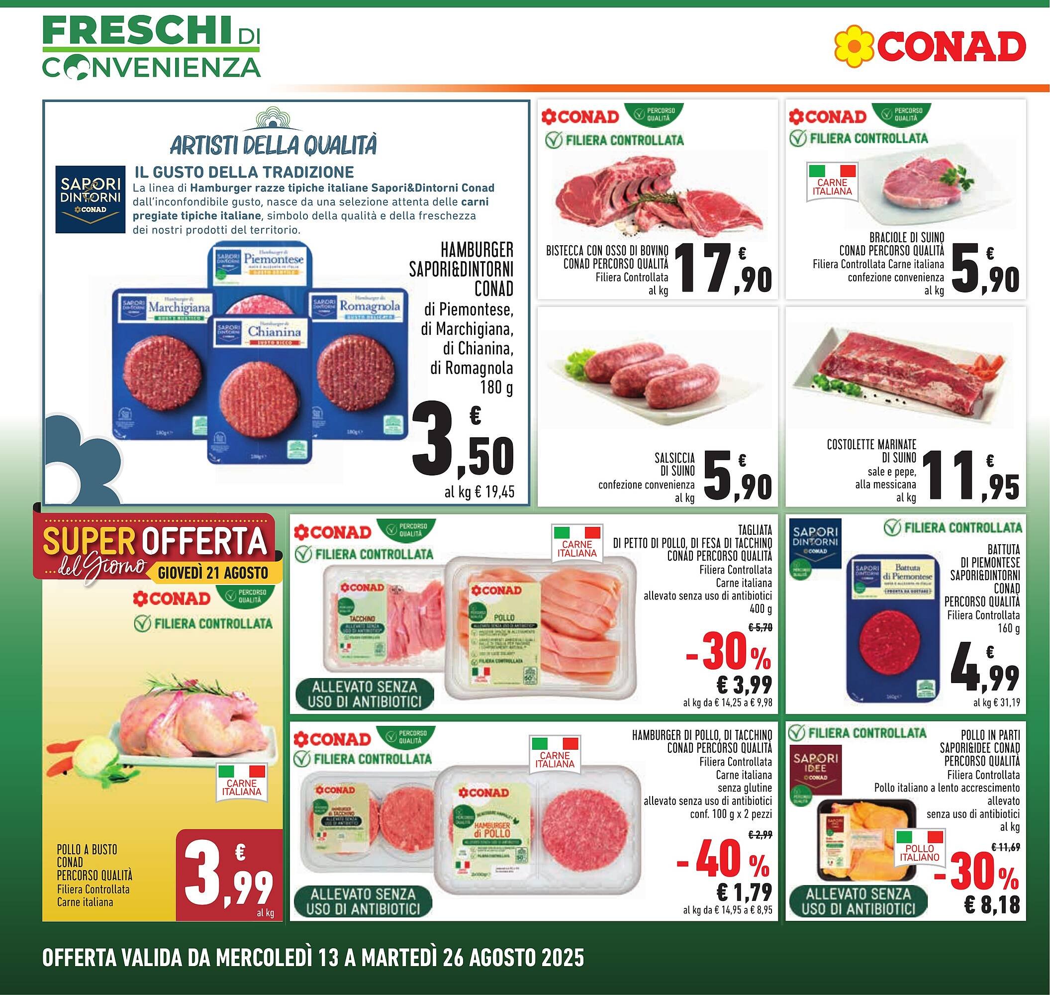 Volantino Conad (2025-08-13 - 2025-08-26)