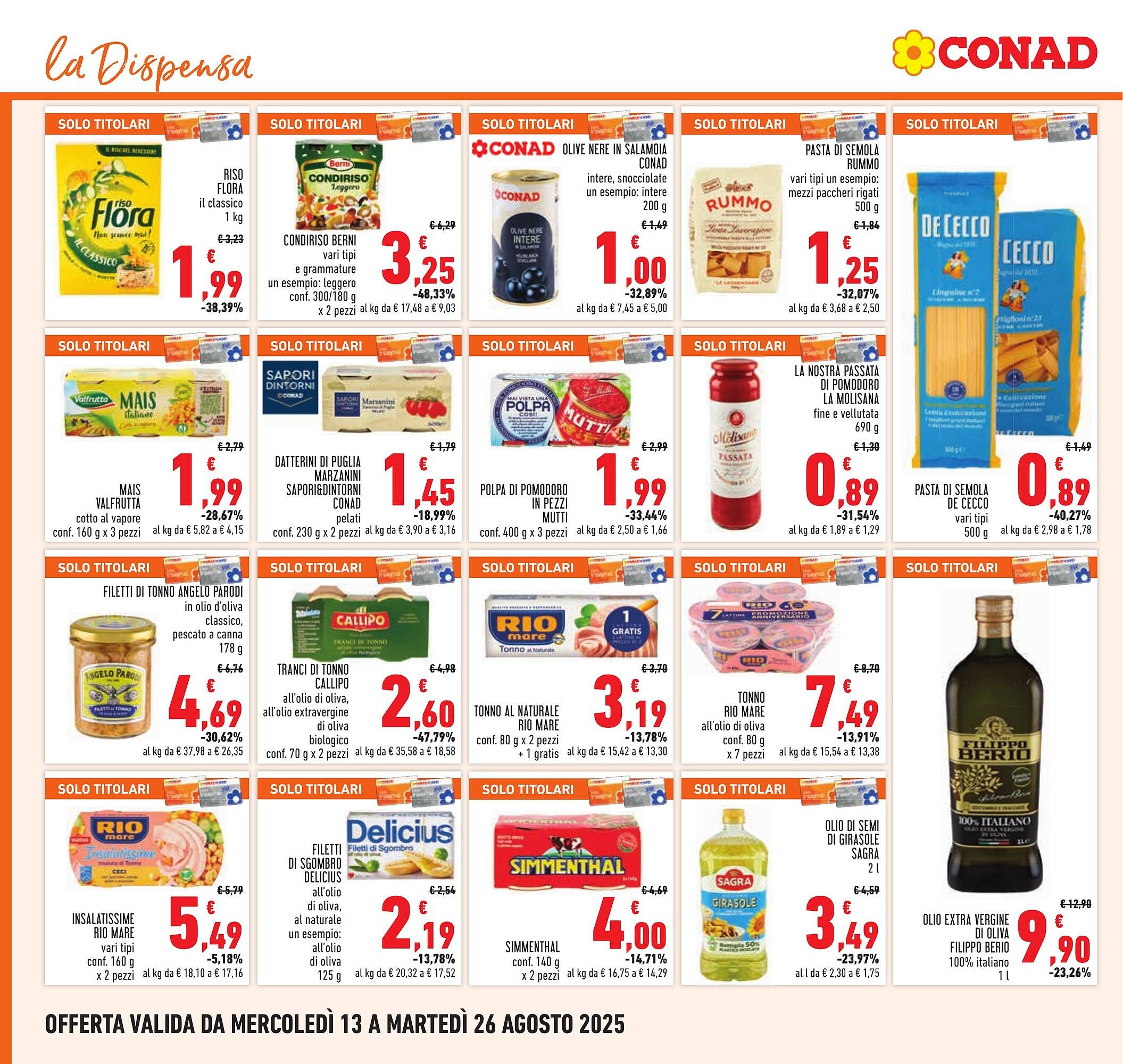 Volantino Conad (2025-08-13 - 2025-08-26)