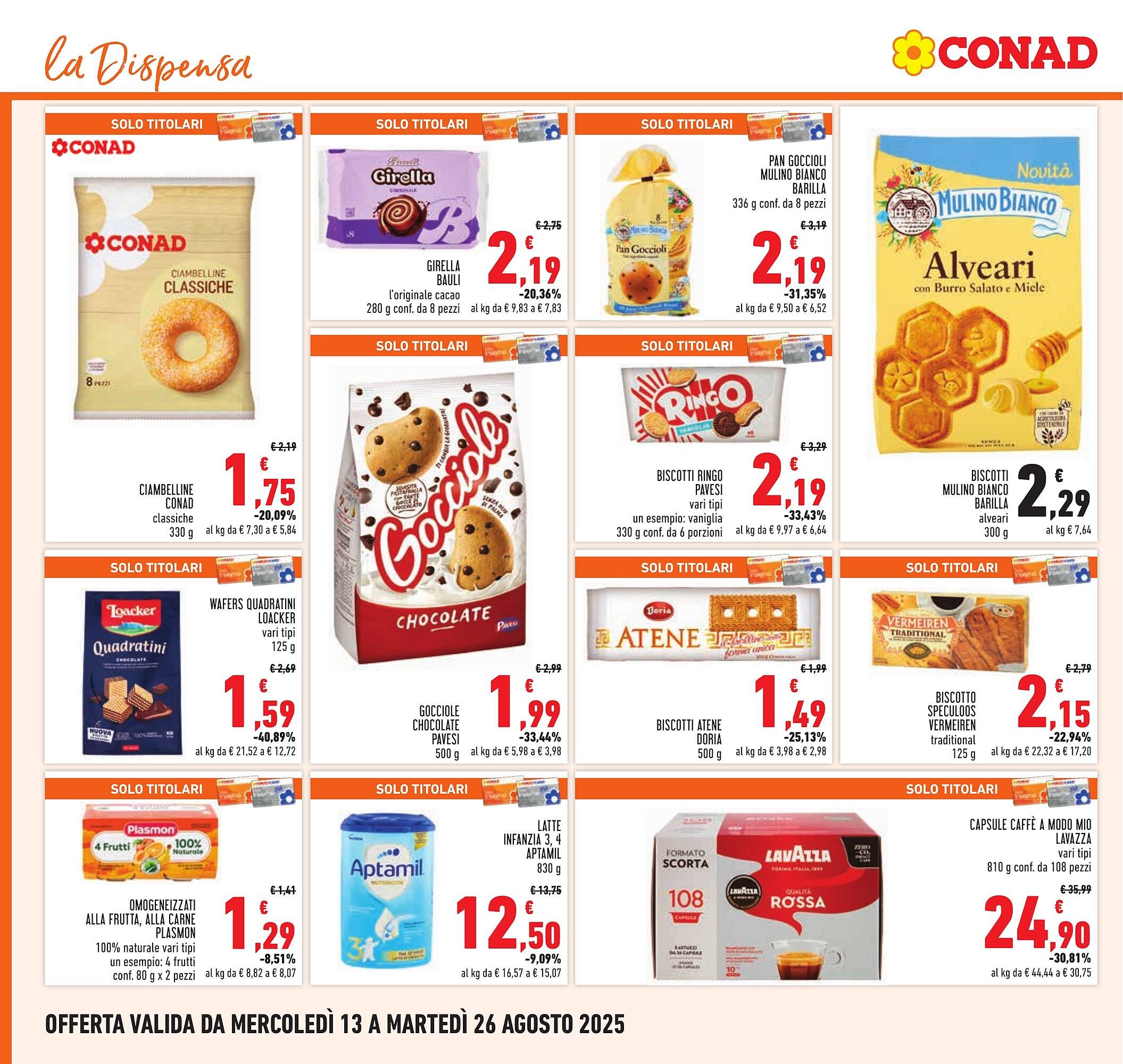 Volantino Conad (2025-08-13 - 2025-08-26)