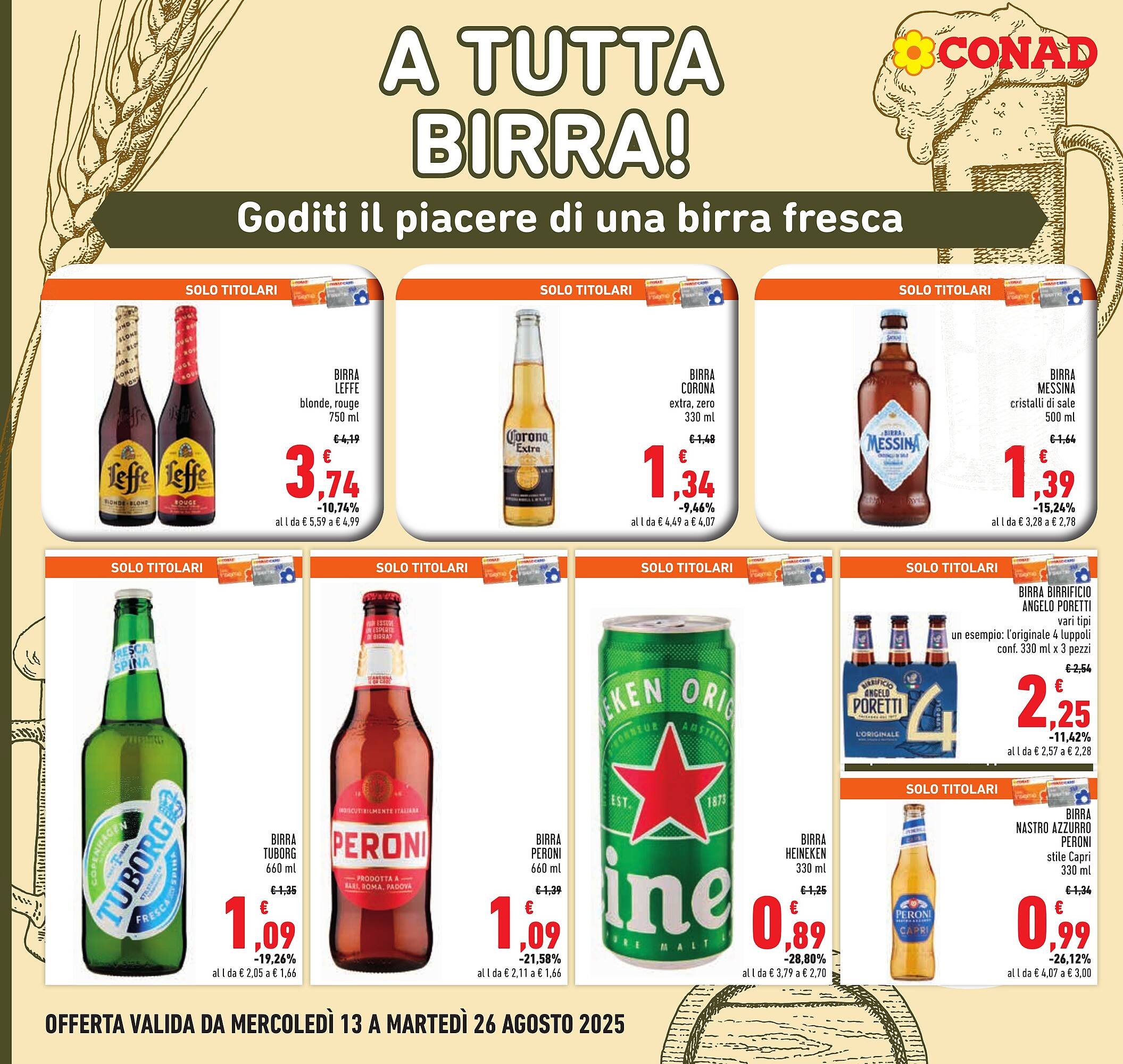 Volantino Conad (2025-08-13 - 2025-08-26)