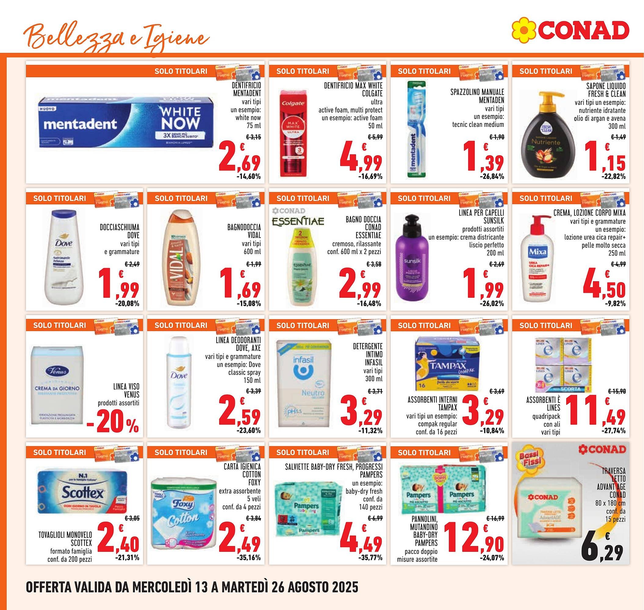 Volantino Conad (2025-08-13 - 2025-08-26)