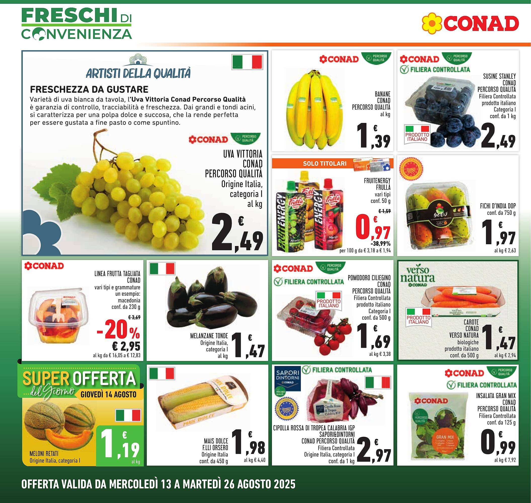 Volantino Conad (2025-08-13 - 2025-08-26)