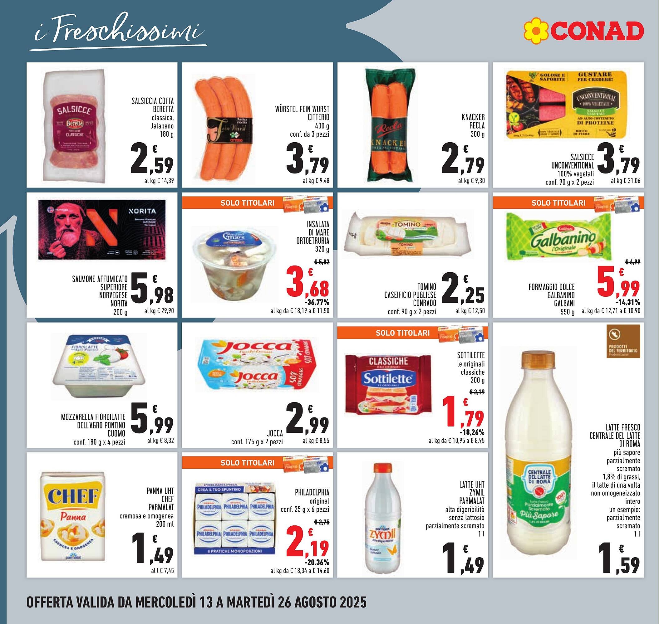 Volantino Conad (2025-08-13 - 2025-08-26)