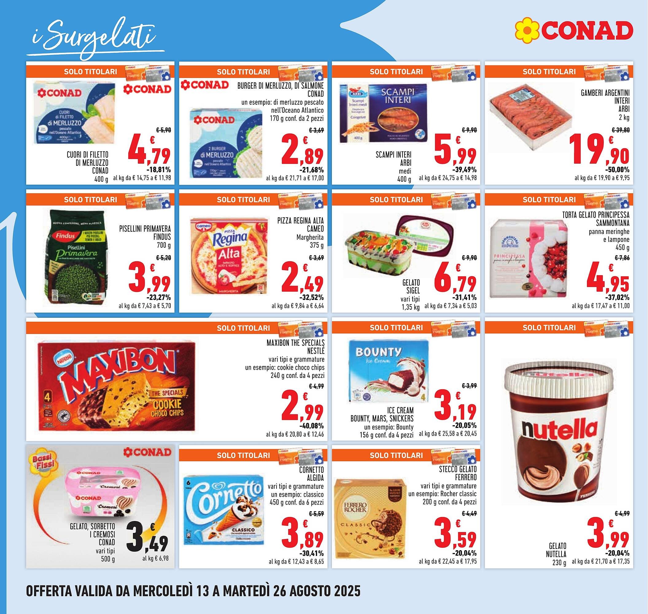 Volantino Conad (2025-08-13 - 2025-08-26)