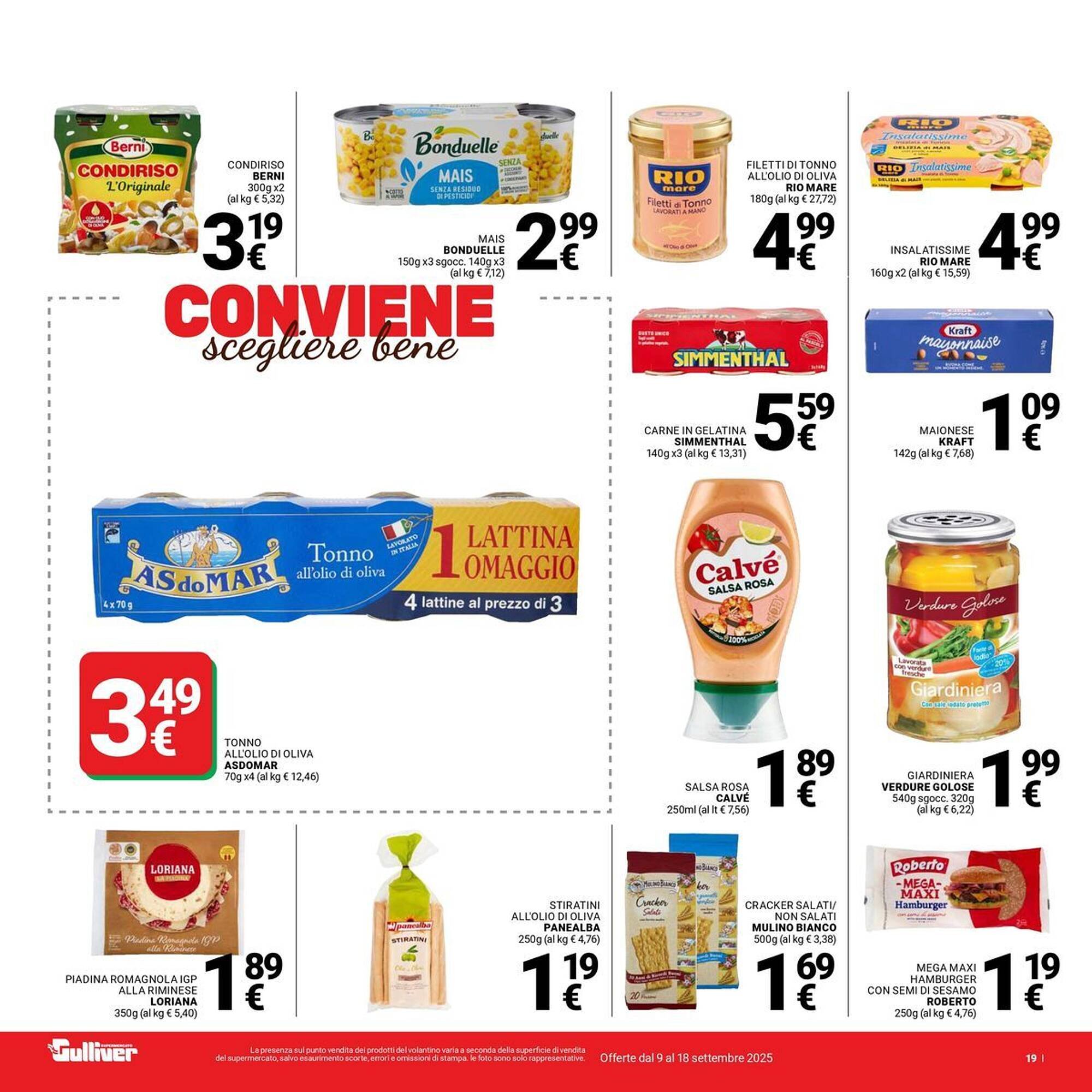 Volantino Supermercati Gulliver (2025-09-09 - 2025-09-18)