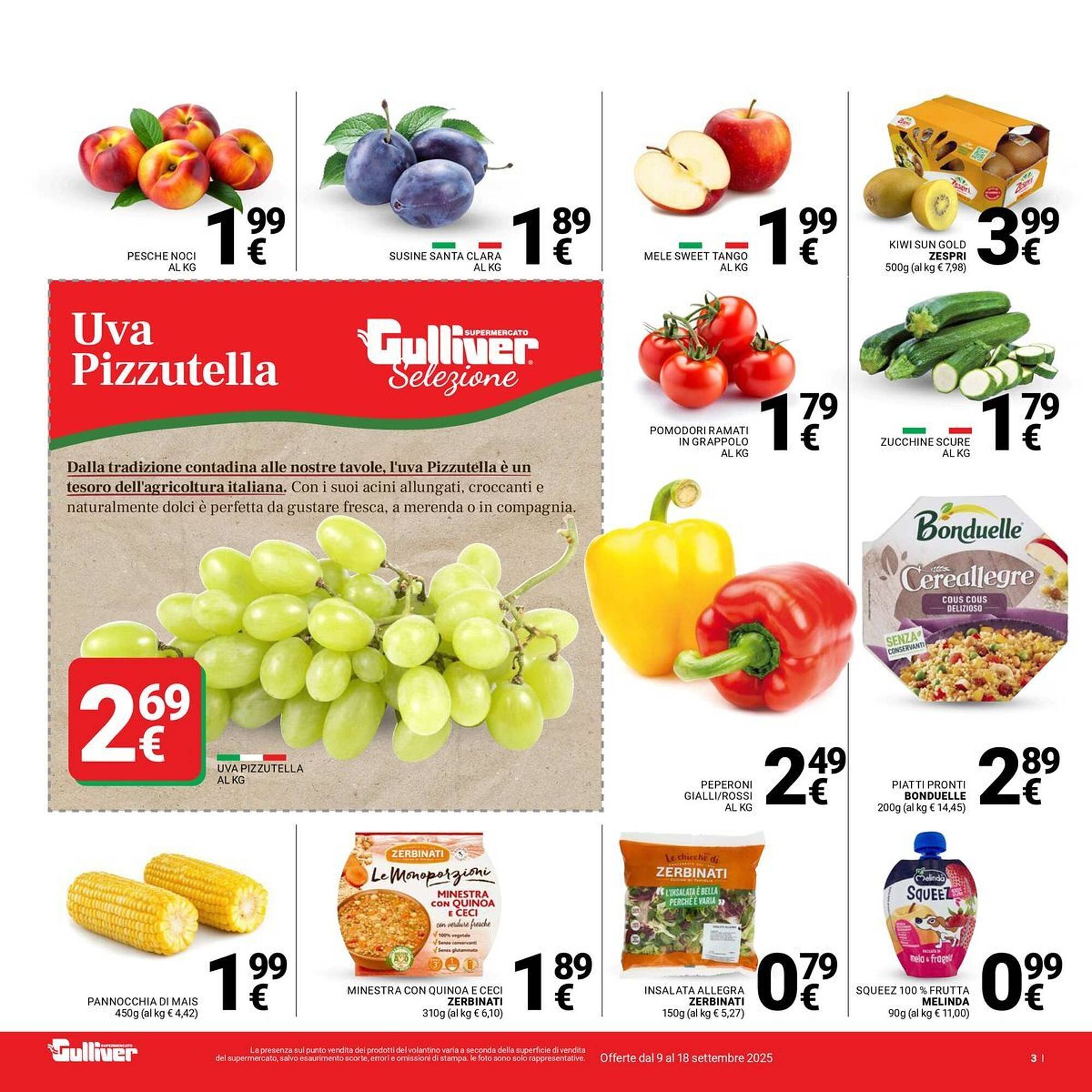 Volantino Supermercati Gulliver (2025-09-09 - 2025-09-18)