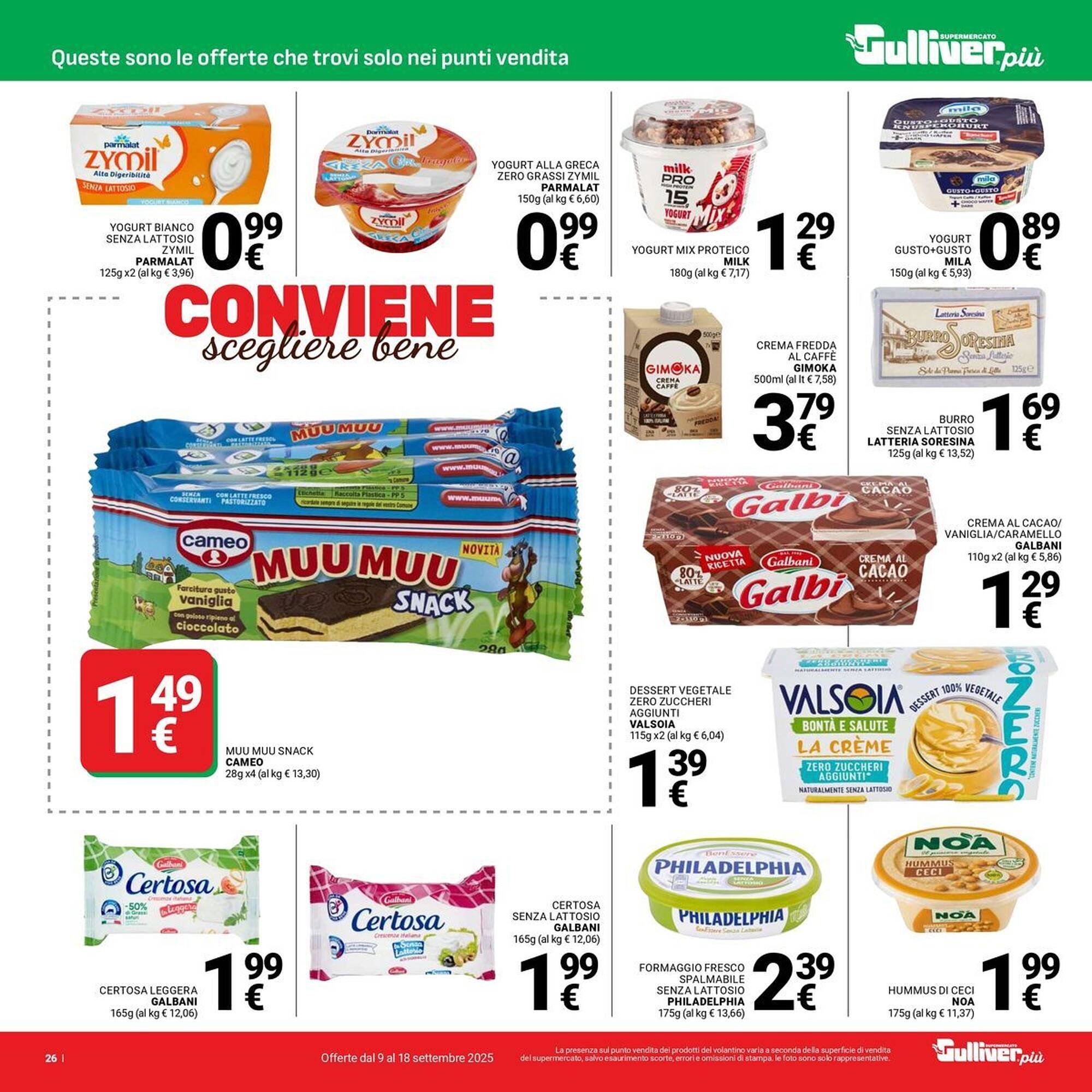 Volantino Supermercati Gulliver (2025-09-09 - 2025-09-18)