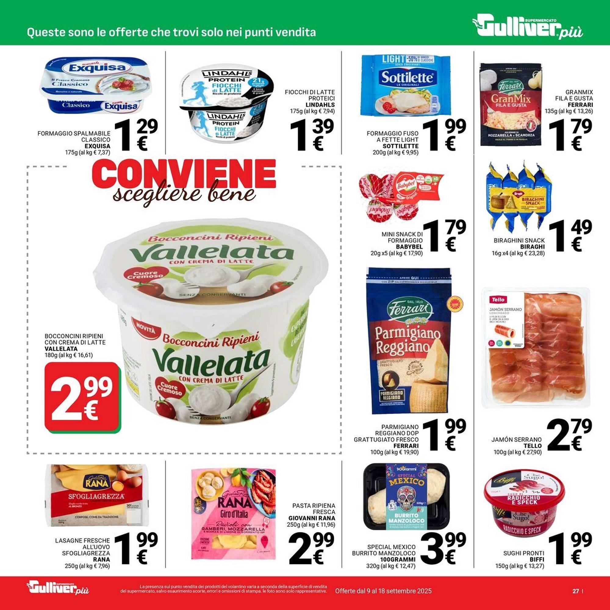 Volantino Supermercati Gulliver (2025-09-09 - 2025-09-18)