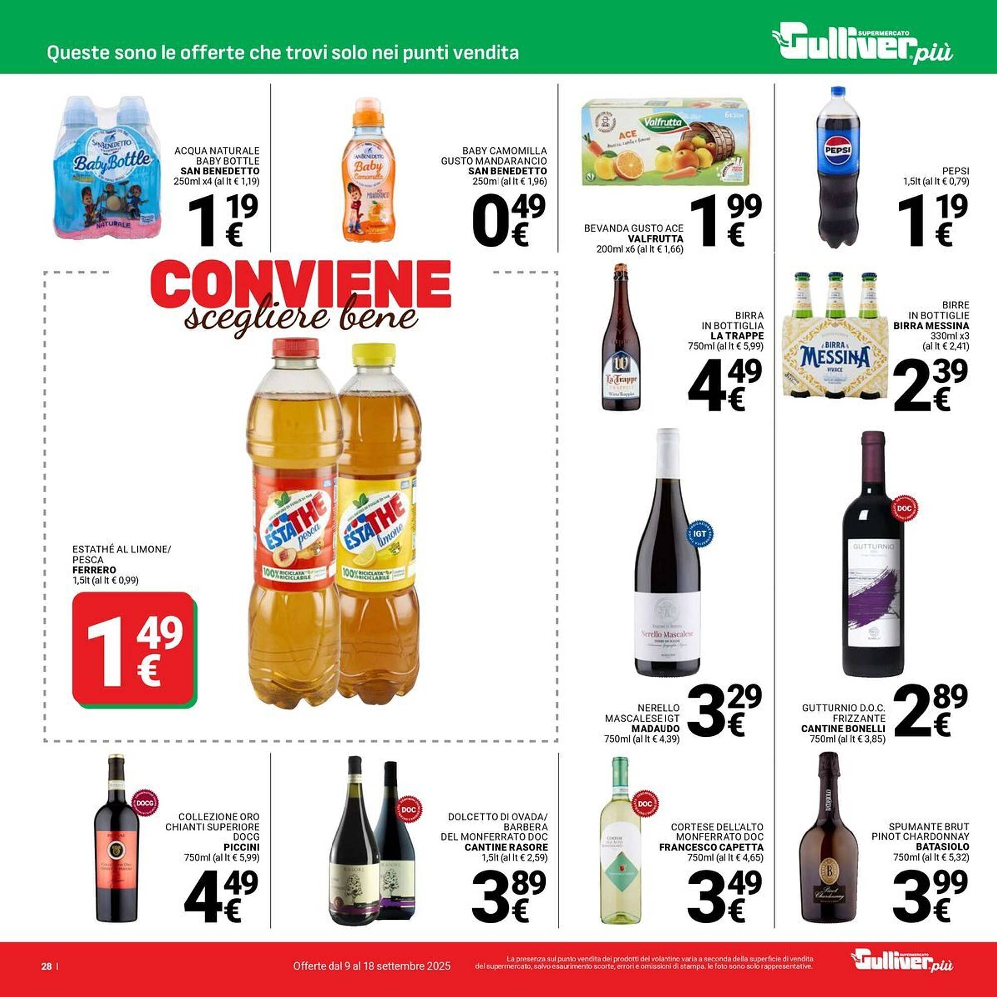 Volantino Supermercati Gulliver (2025-09-09 - 2025-09-18)