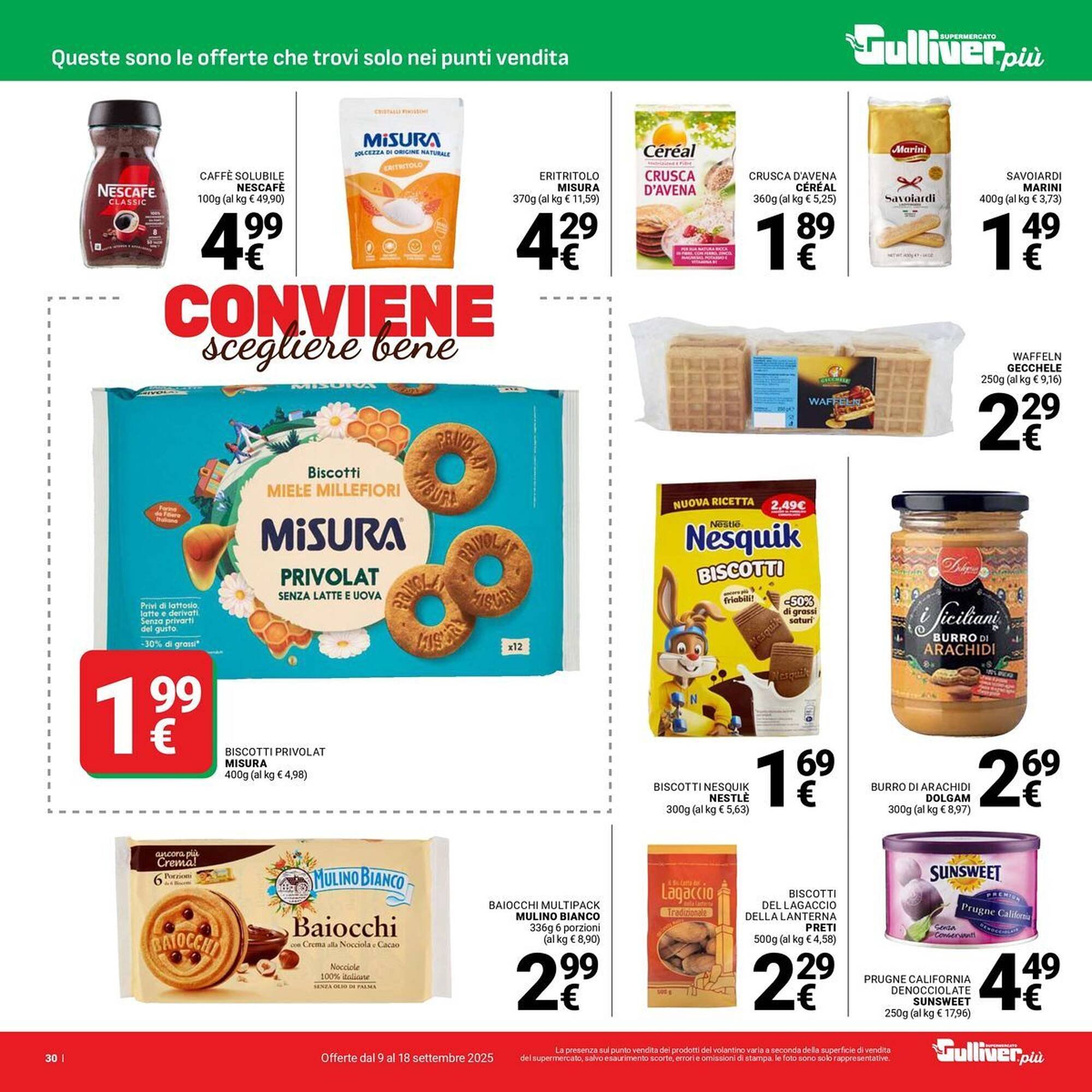 Volantino Supermercati Gulliver (2025-09-09 - 2025-09-18)