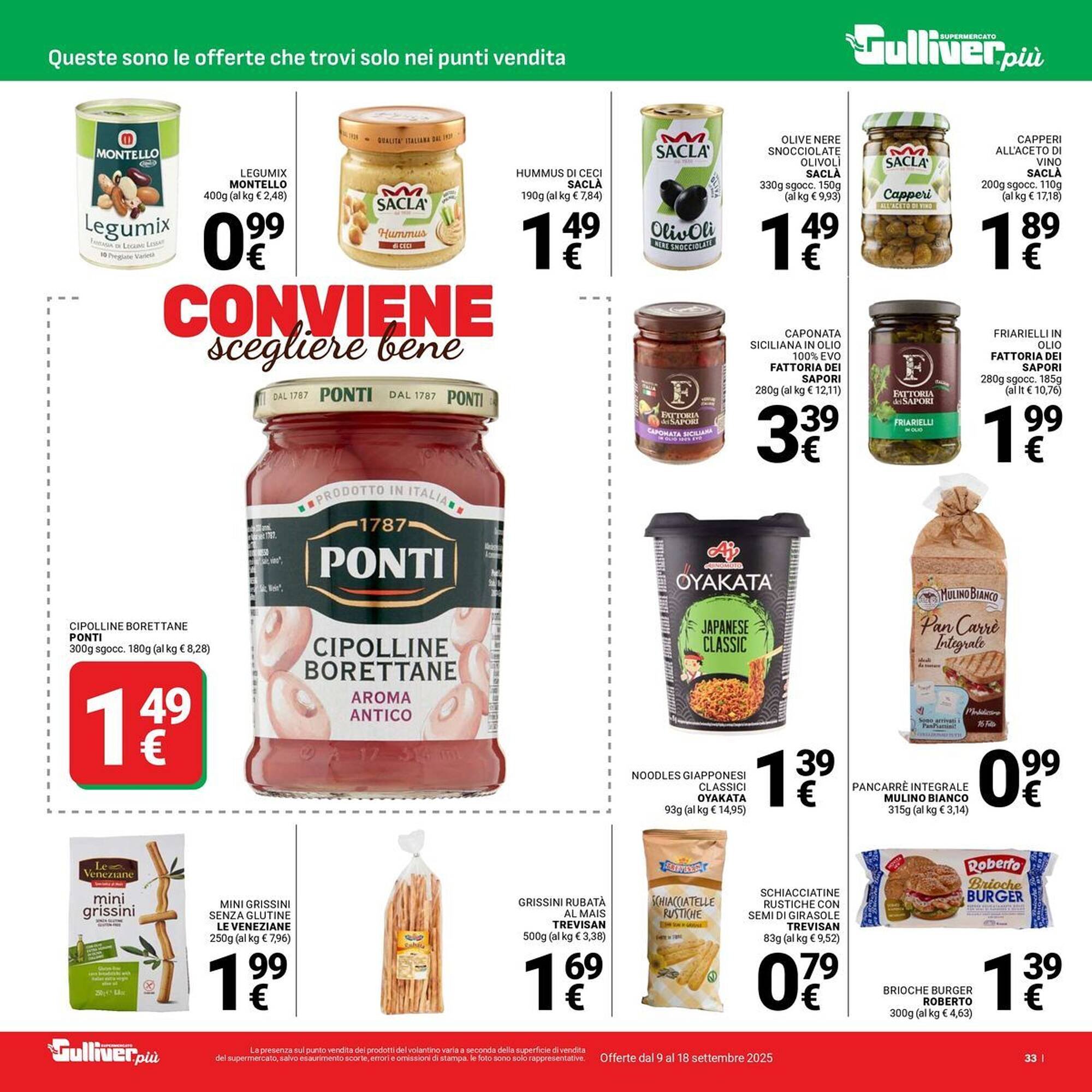 Volantino Supermercati Gulliver (2025-09-09 - 2025-09-18)