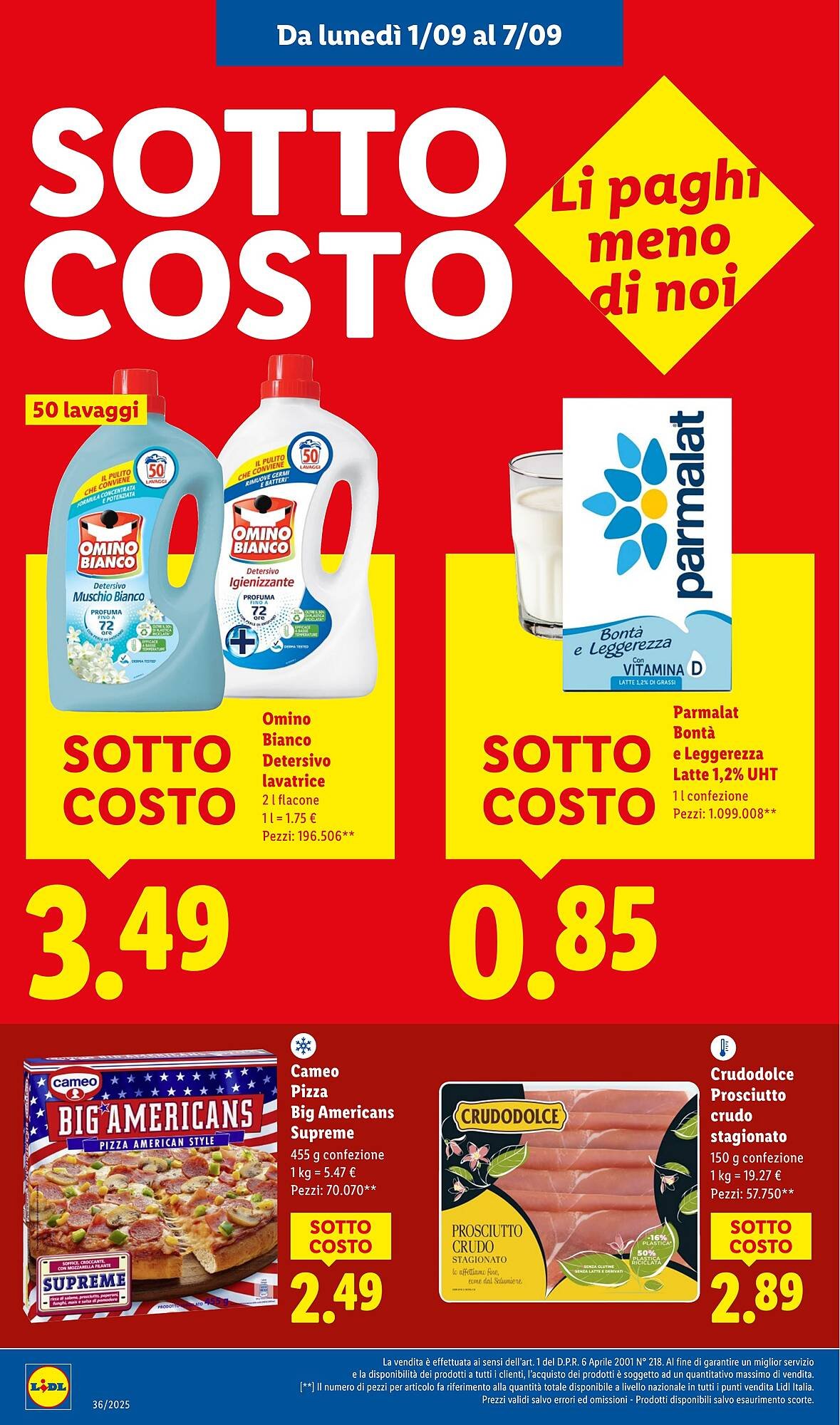 Volantino Lidl (2025-09-01 - 2025-09-07)