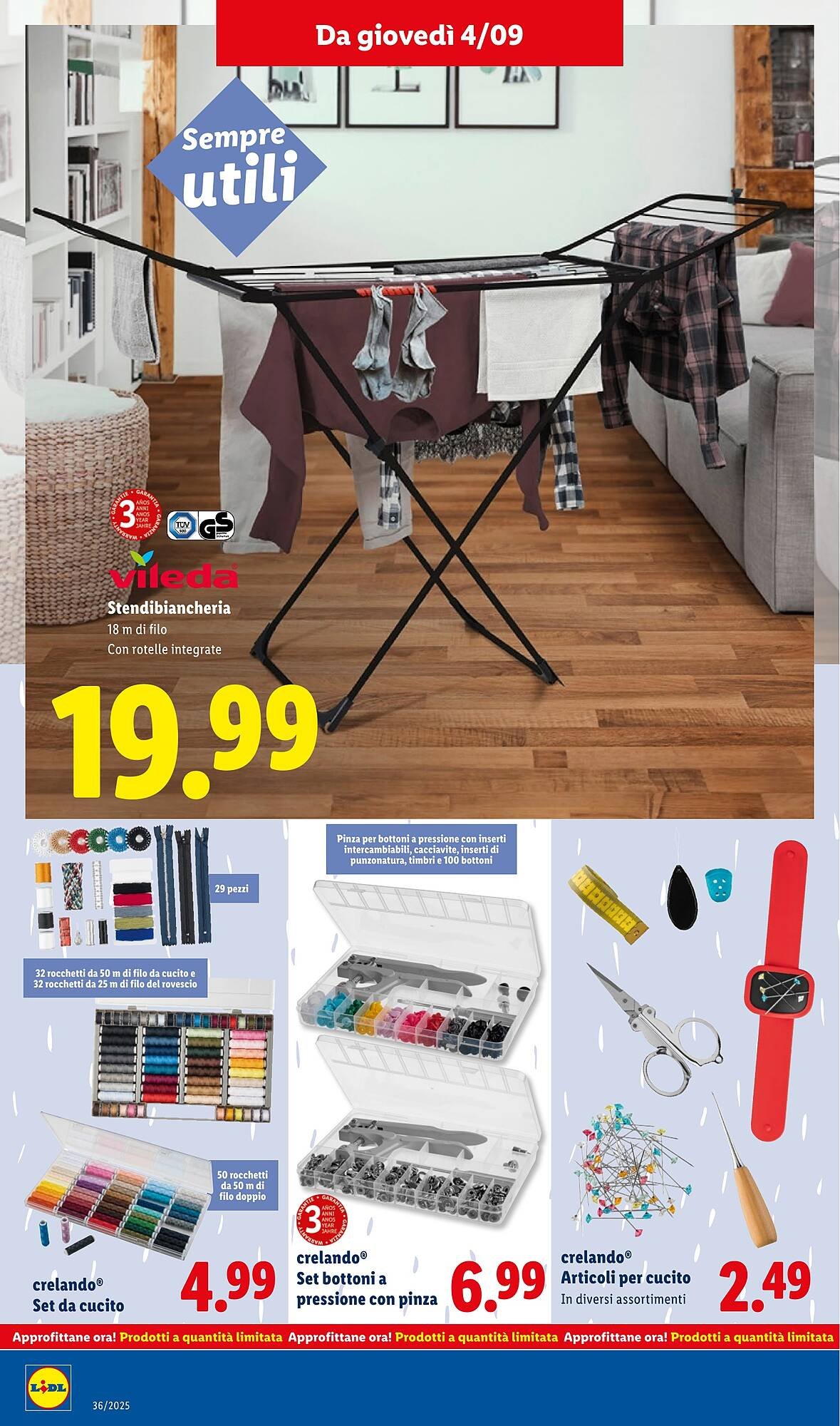 Volantino Lidl (2025-09-01 - 2025-09-07)