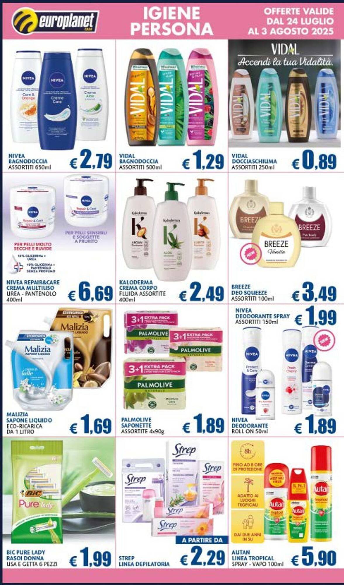 Volantino Europlanet Casa (2025-07-24 - 2025-08-03)