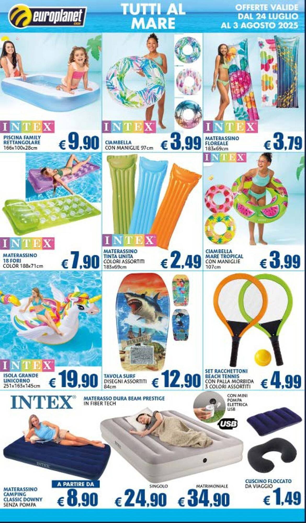 Volantino Europlanet Casa (2025-07-24 - 2025-08-03)