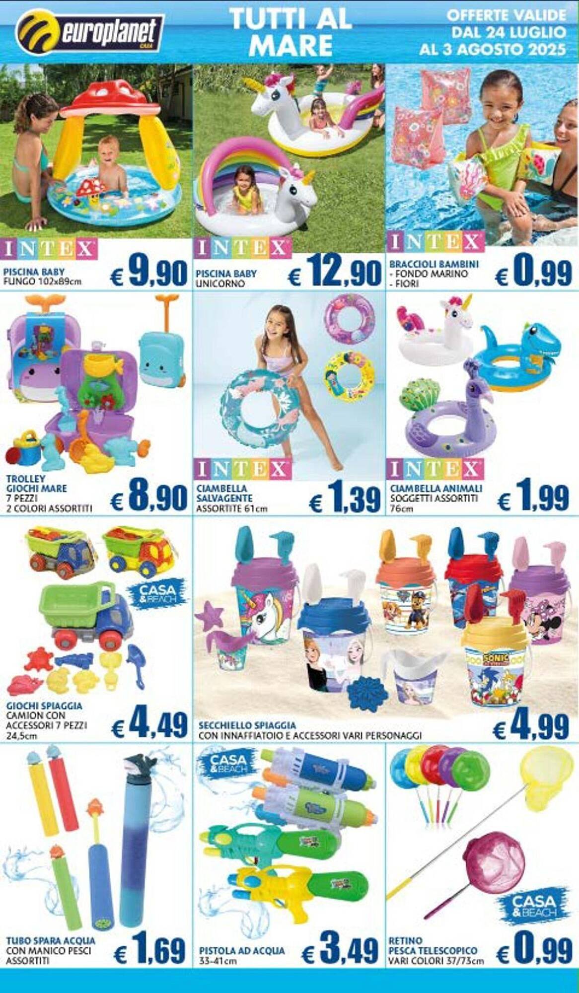 Volantino Europlanet Casa (2025-07-24 - 2025-08-03)