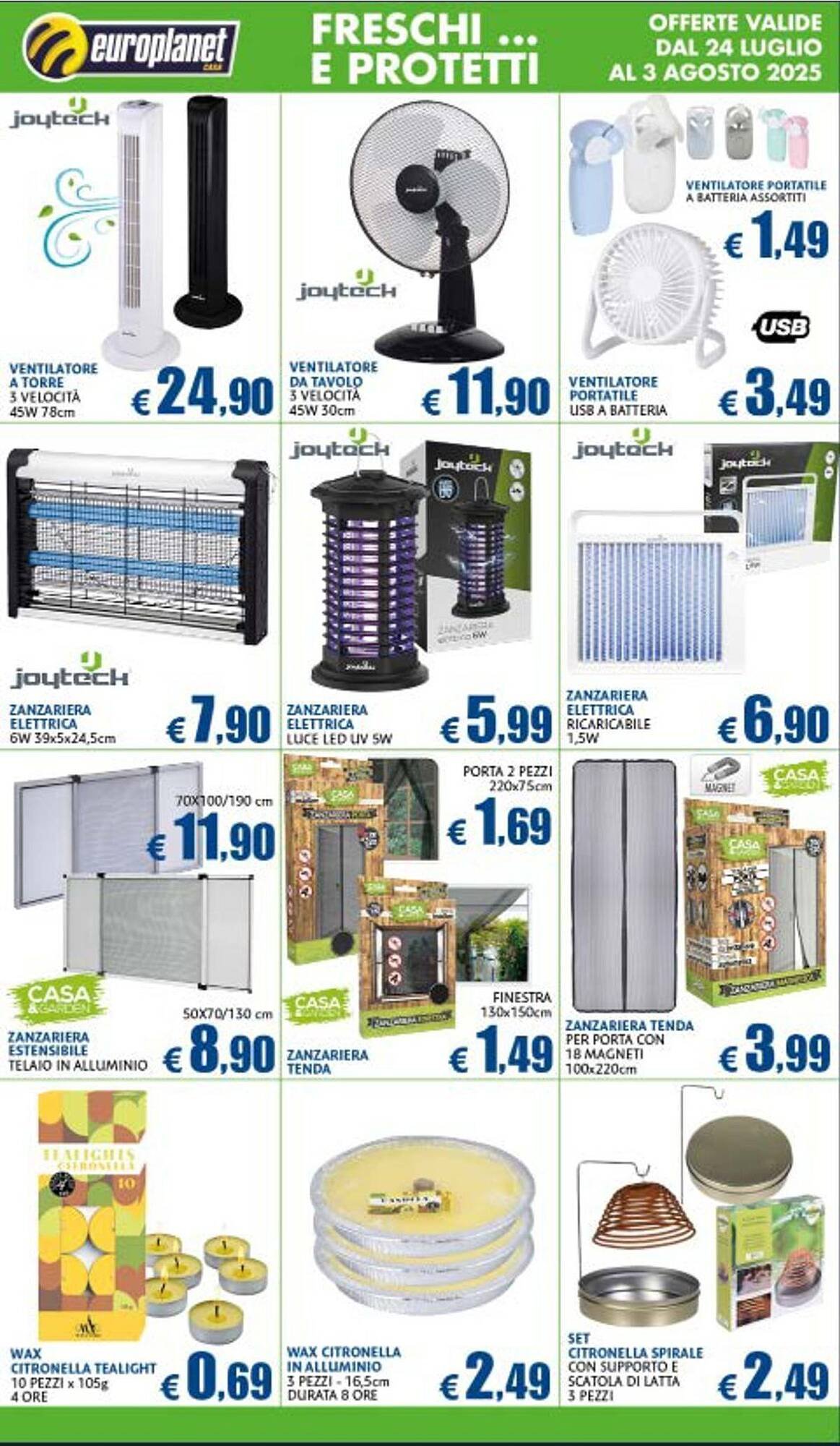 Volantino Europlanet Casa (2025-07-24 - 2025-08-03)