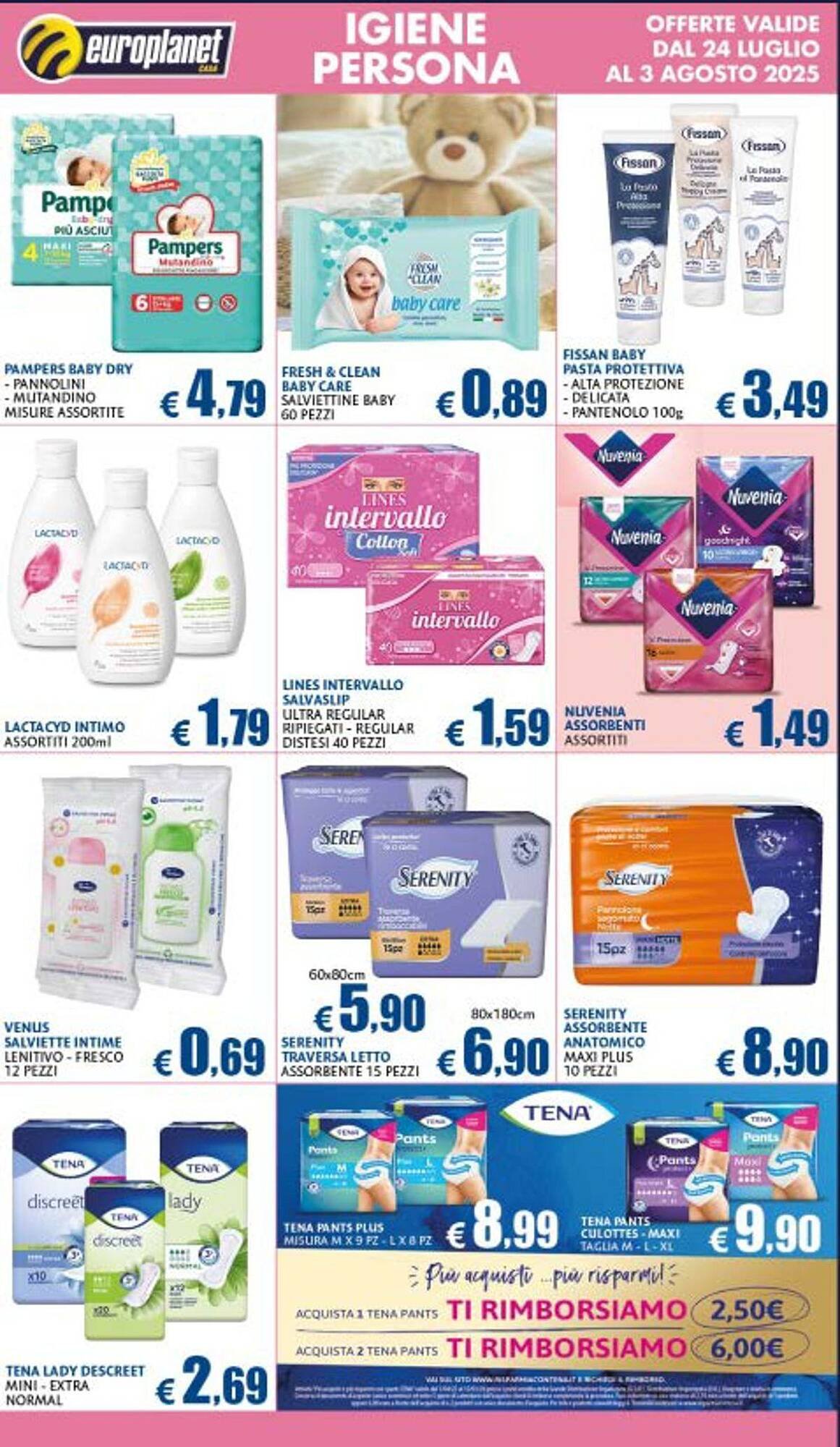 Volantino Europlanet Casa (2025-07-24 - 2025-08-03)