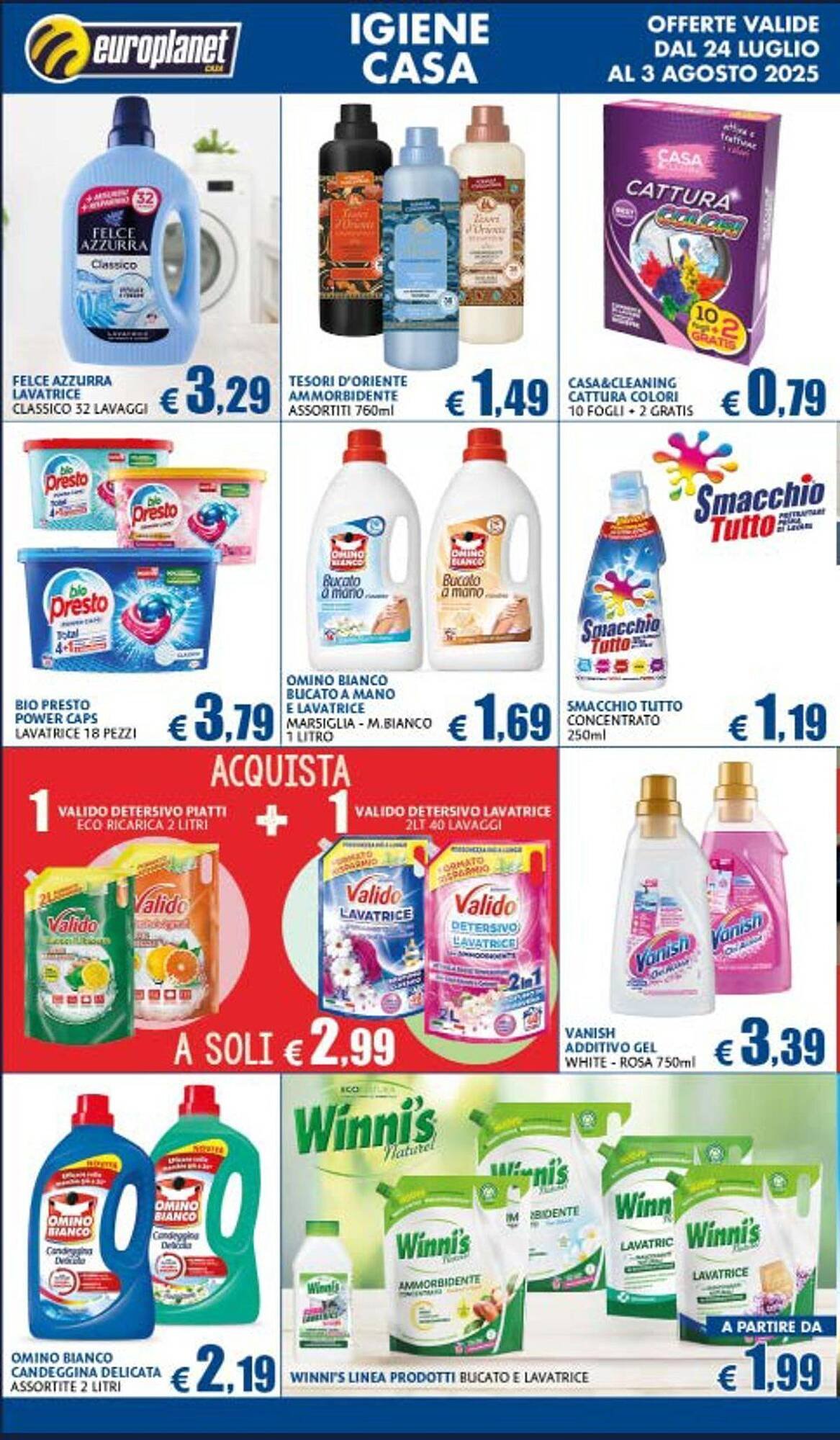 Volantino Europlanet Casa (2025-07-24 - 2025-08-03)