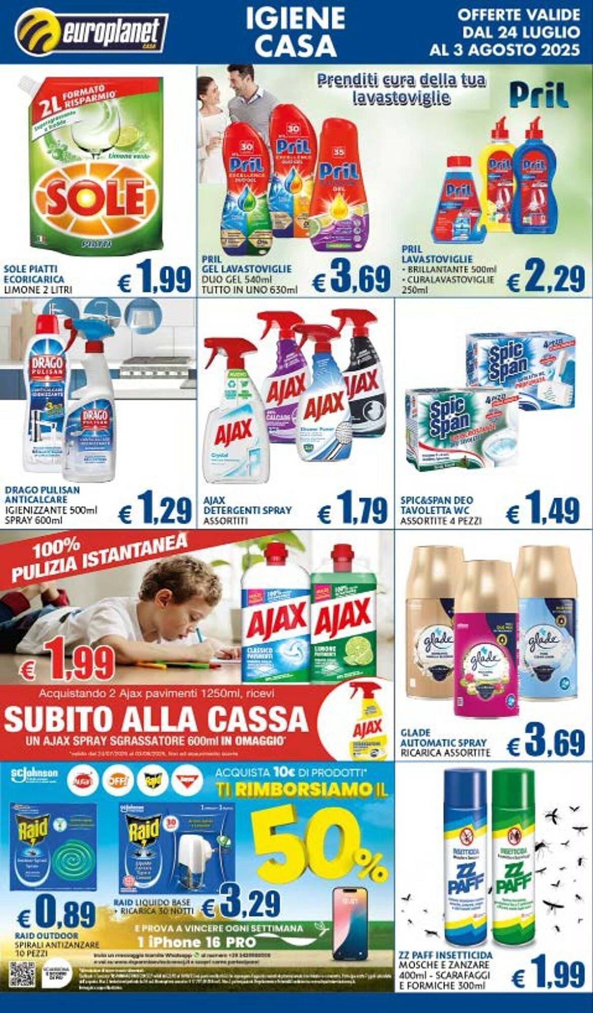 Volantino Europlanet Casa (2025-07-24 - 2025-08-03)