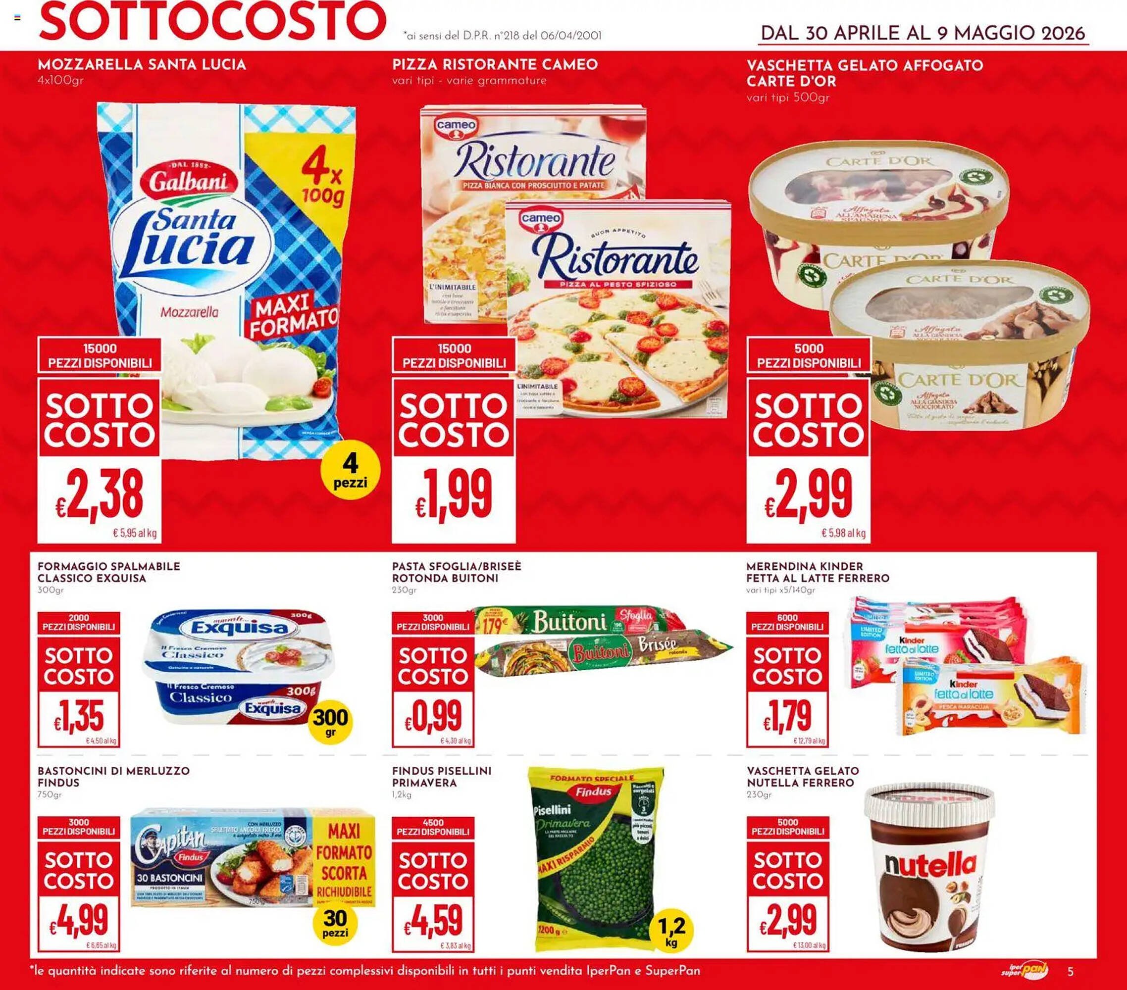 Volantino Pan (2026-04-30 - 2026-05-09)