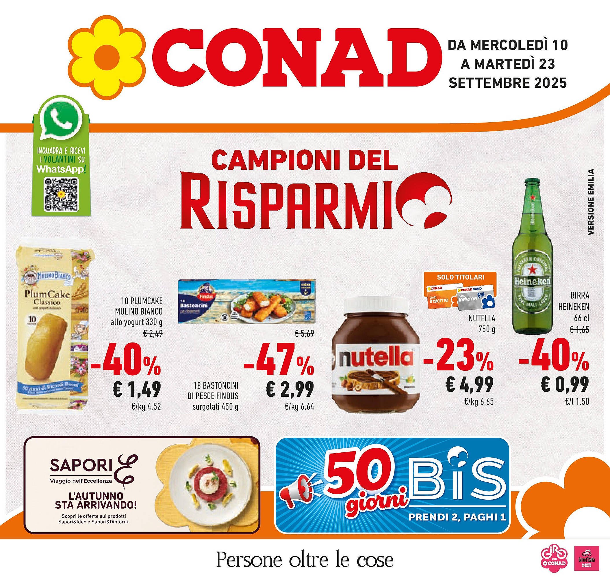 Volantino Conad (2025-09-09 - 2025-09-23)