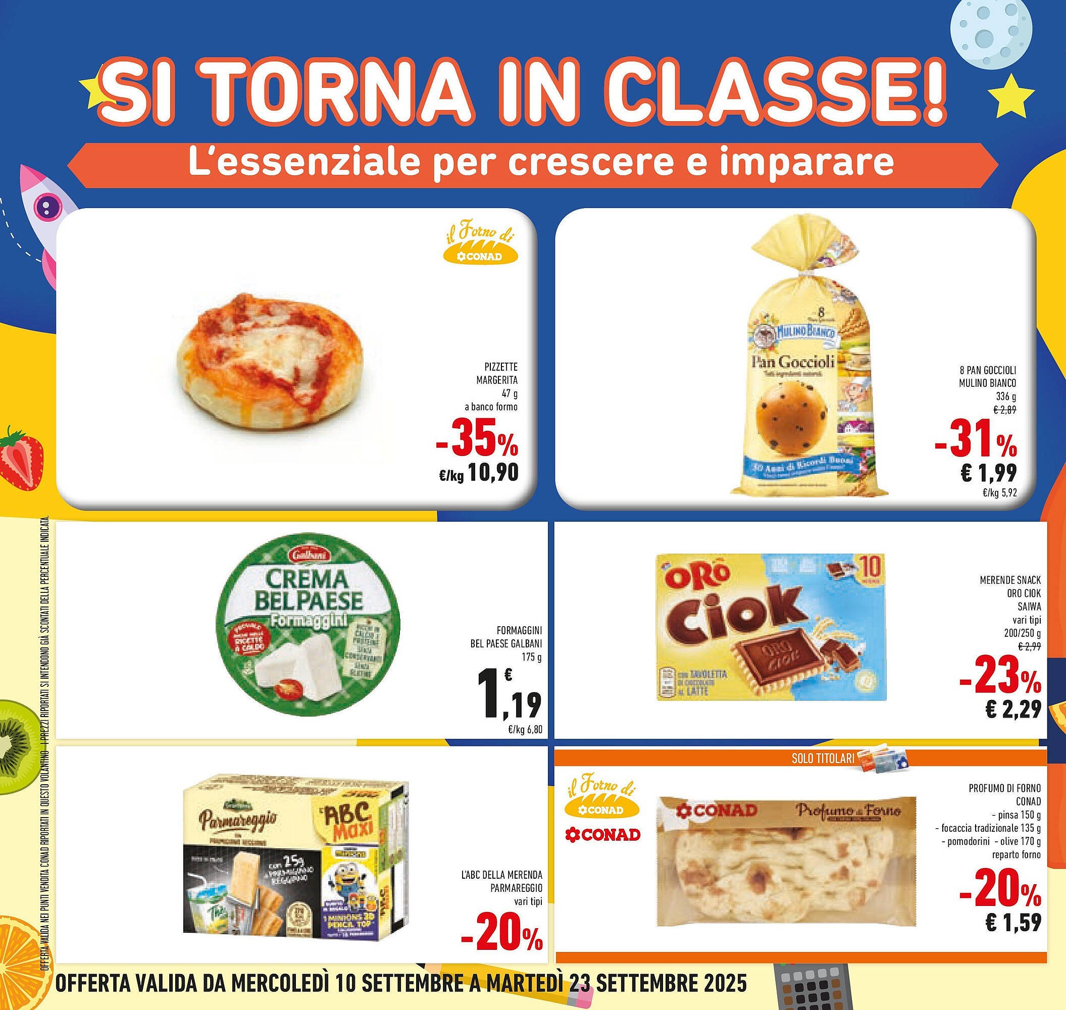 Volantino Conad (2025-09-09 - 2025-09-23)