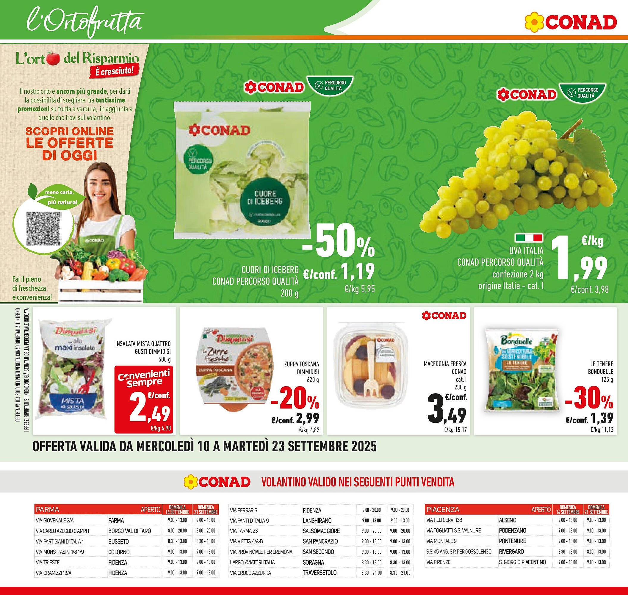 Volantino Conad (2025-09-09 - 2025-09-23)