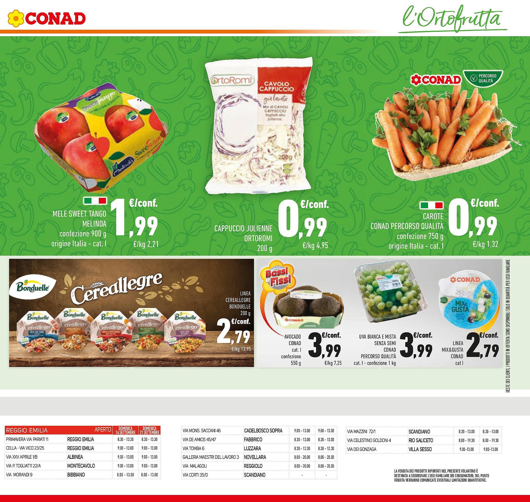 Volantino Conad (2025-09-09 - 2025-09-23)