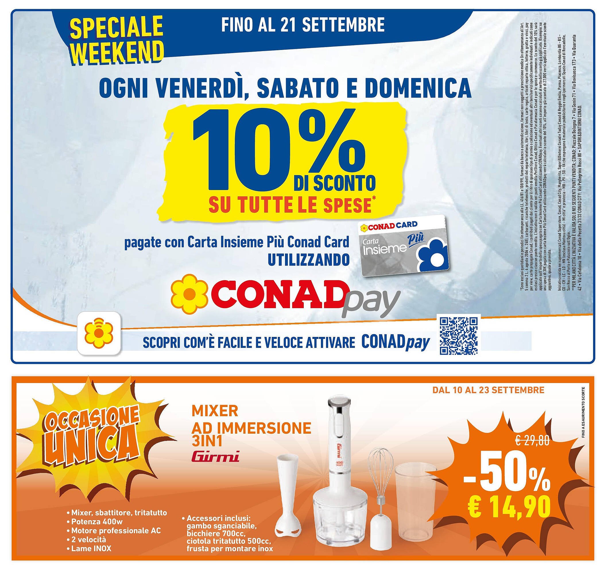 Volantino Conad (2025-09-09 - 2025-09-23)