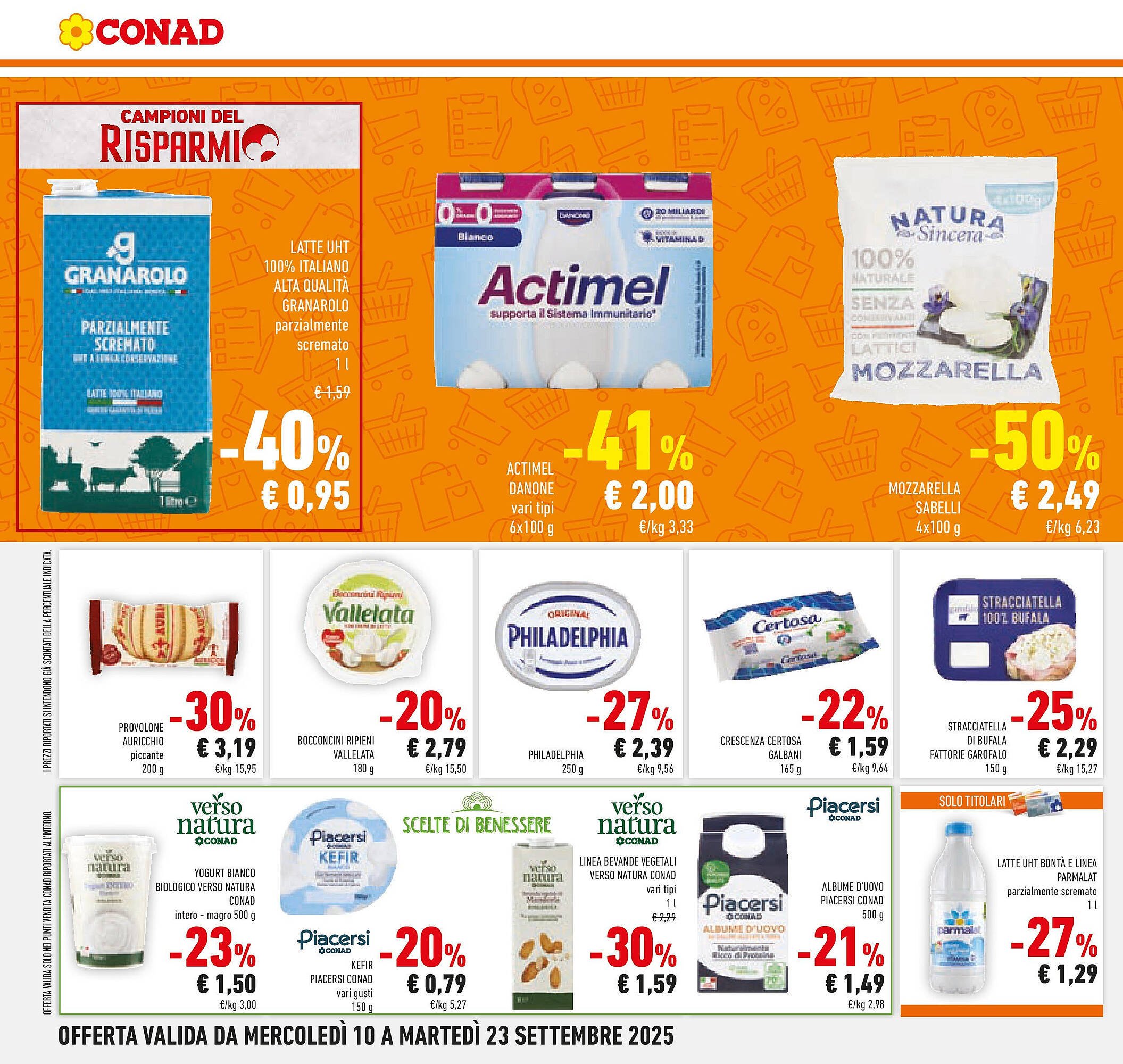 Volantino Conad (2025-09-09 - 2025-09-23)