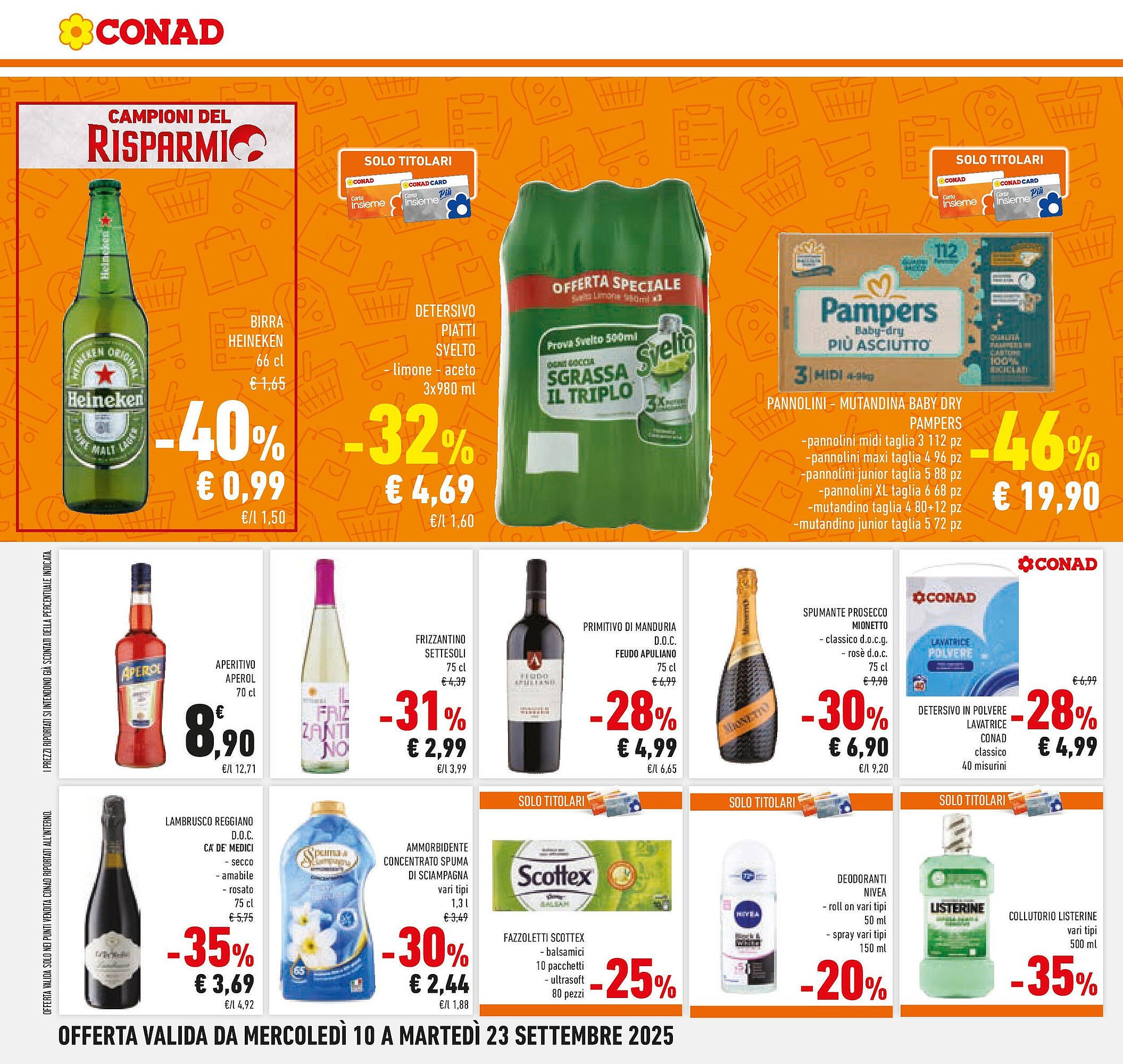 Volantino Conad (2025-09-09 - 2025-09-23)