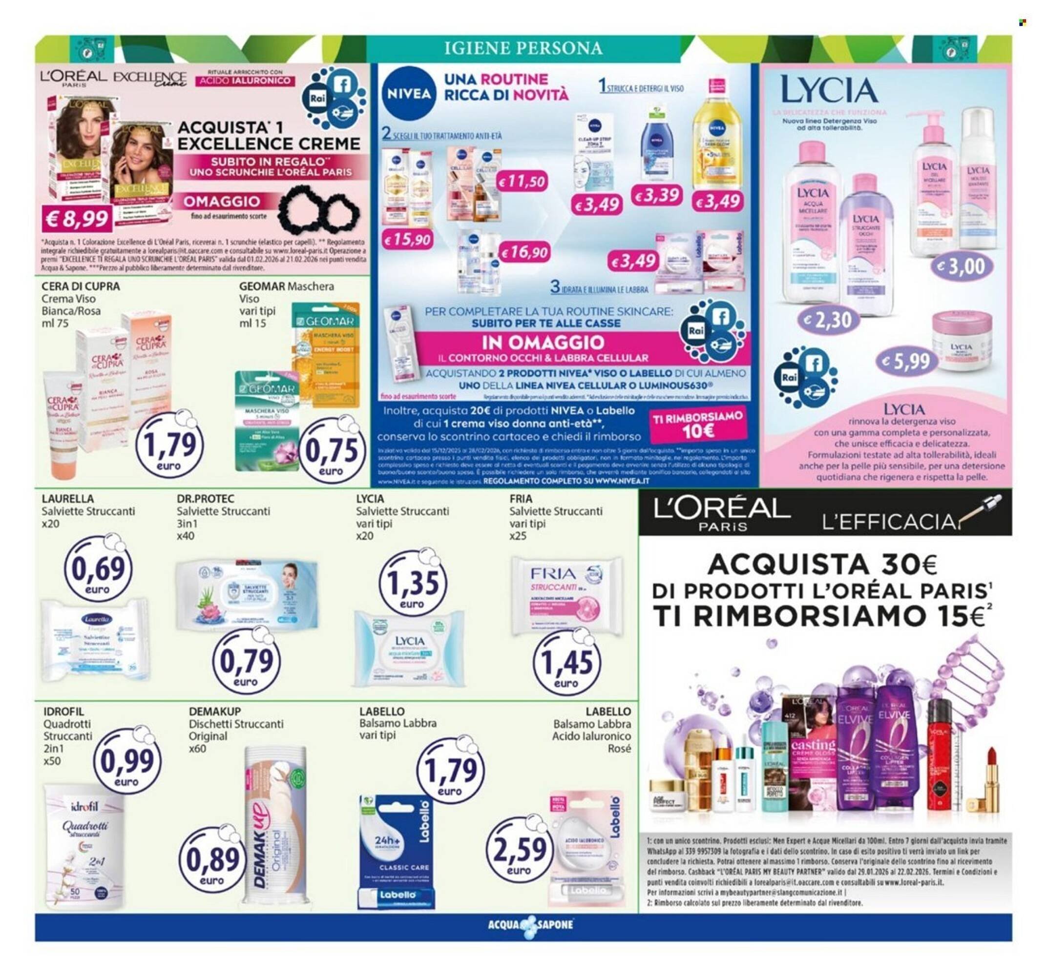 Volantino Acqua &amp; Sapone (2026-02-09 - 2026-02-22)