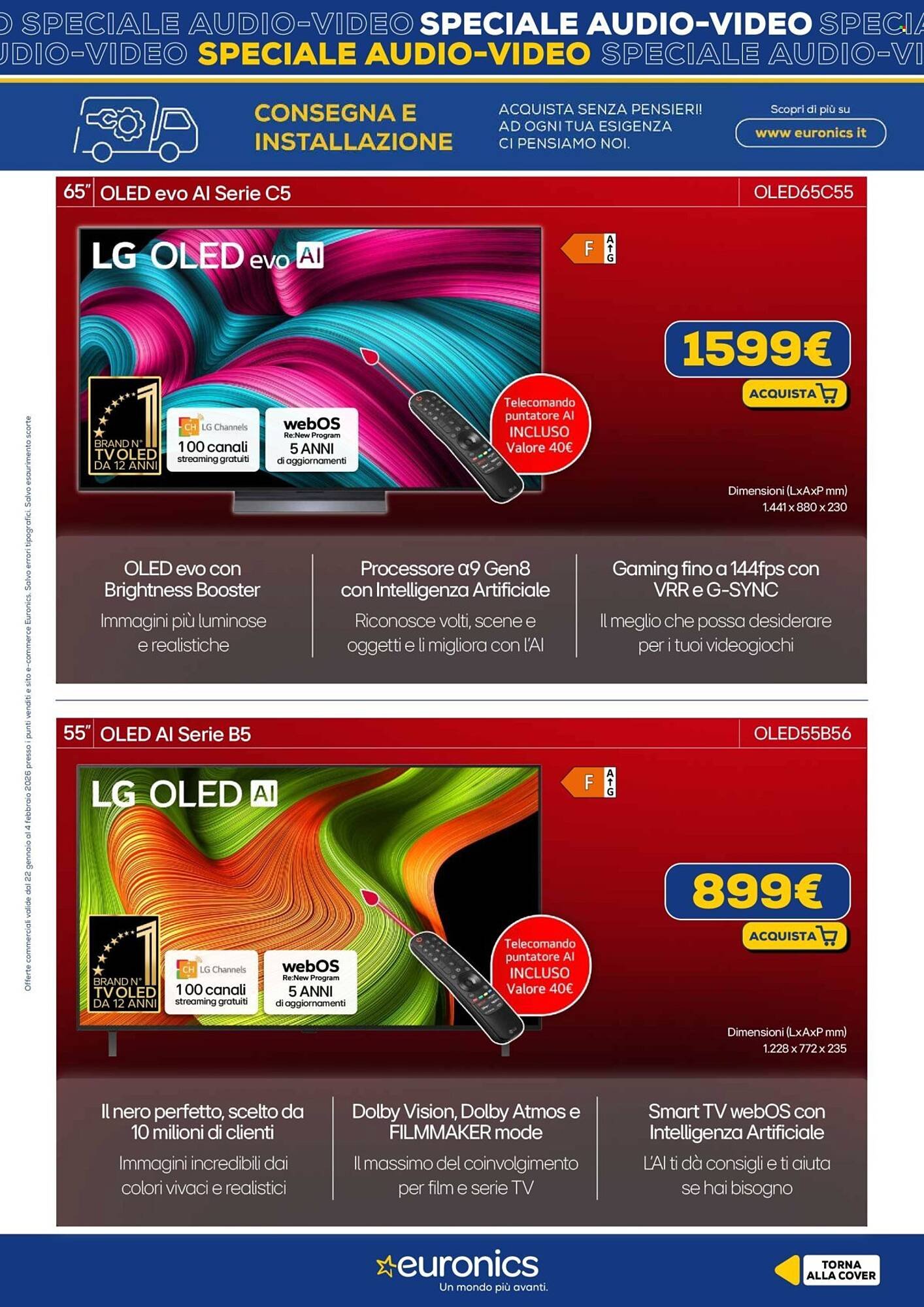 Volantino Euronics (2026-01-22 - 2026-02-04)