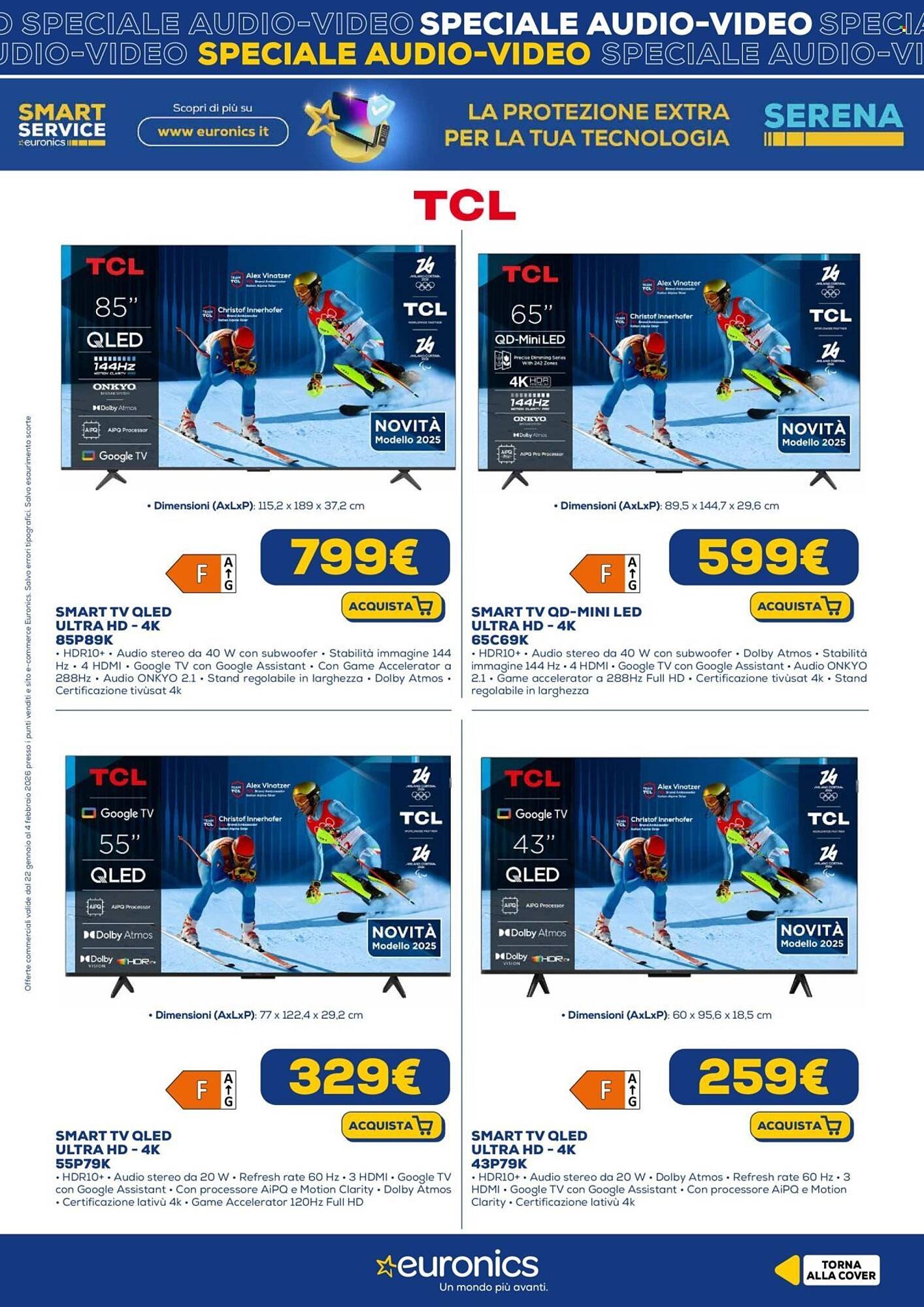 Volantino Euronics (2026-01-22 - 2026-02-04)