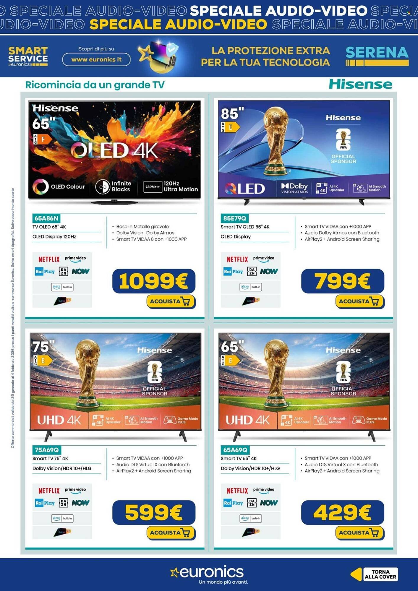 Volantino Euronics (2026-01-22 - 2026-02-04)