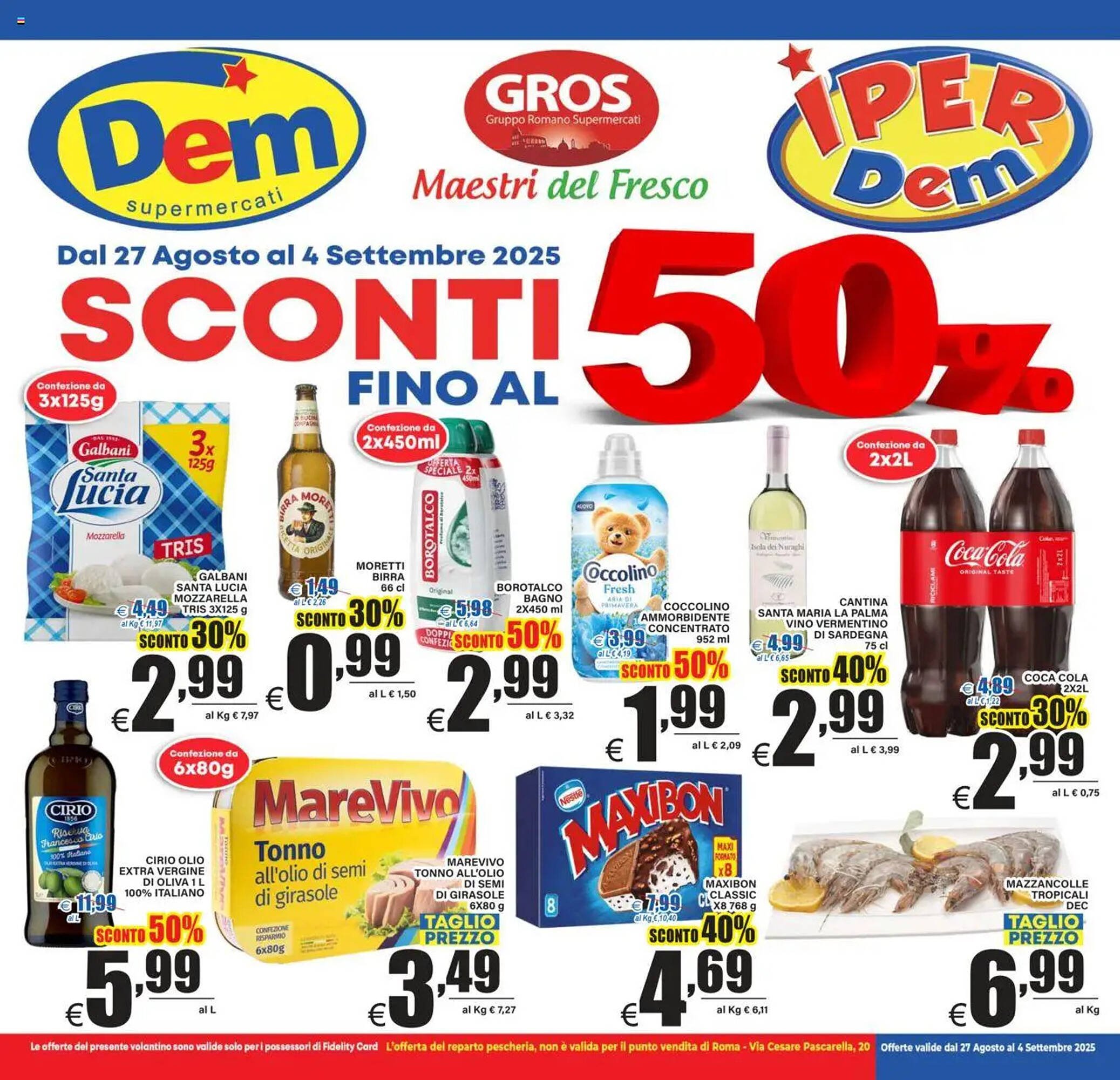 Volantino DEM (2025-08-27 - 2025-09-04)