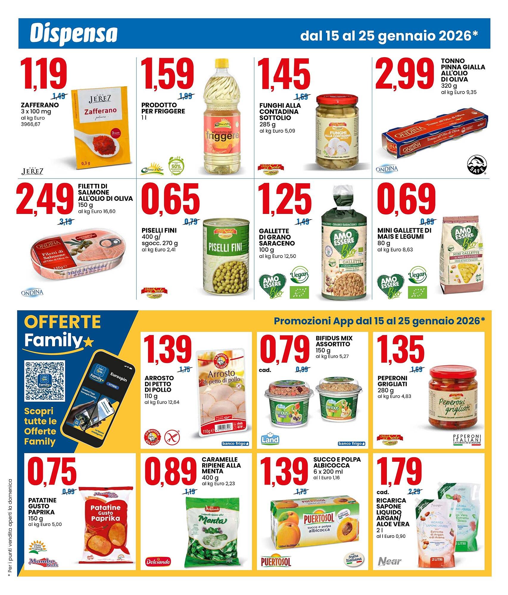 Volantino Eurospin (2026-01-15 - 2026-01-25)