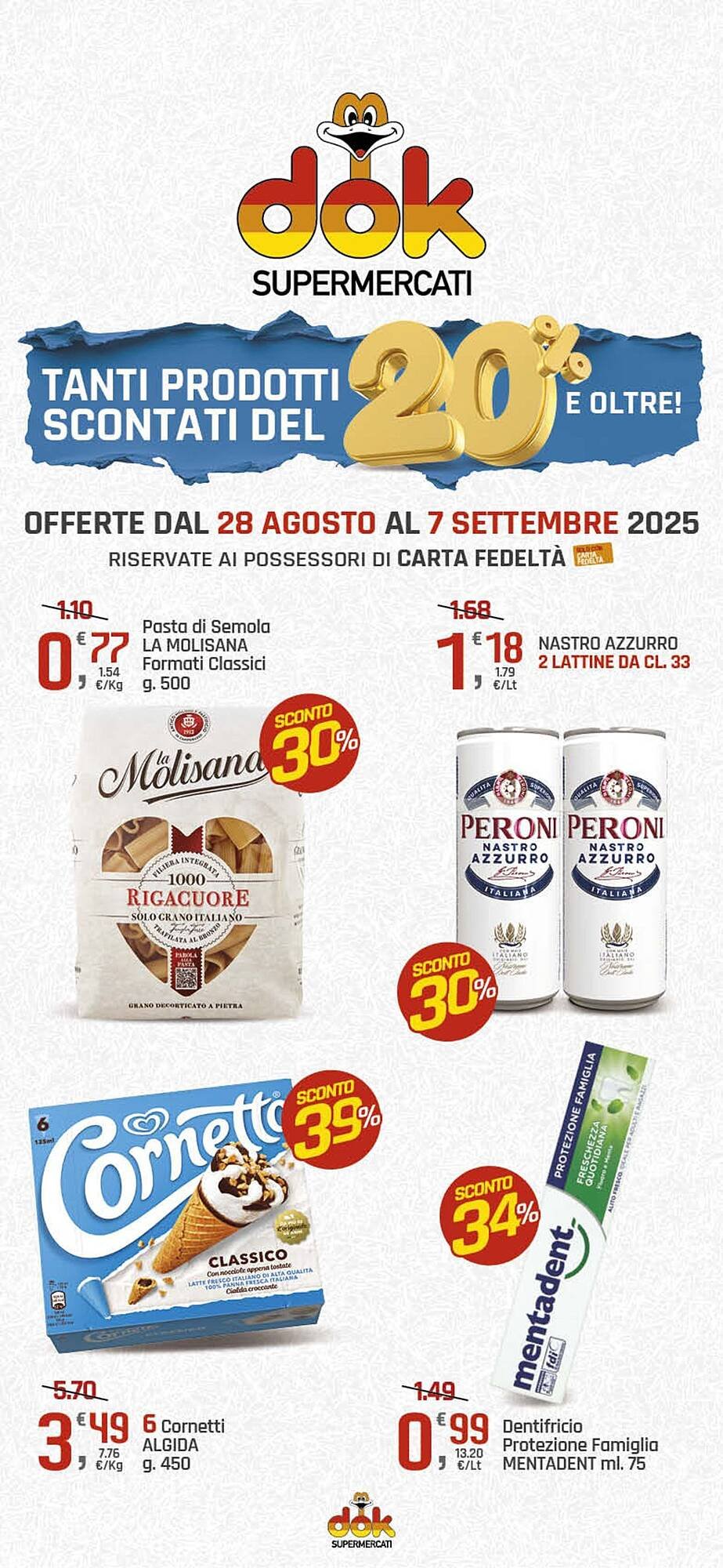 Volantino Supermercati Dok (2025-08-28 - 2025-09-07)