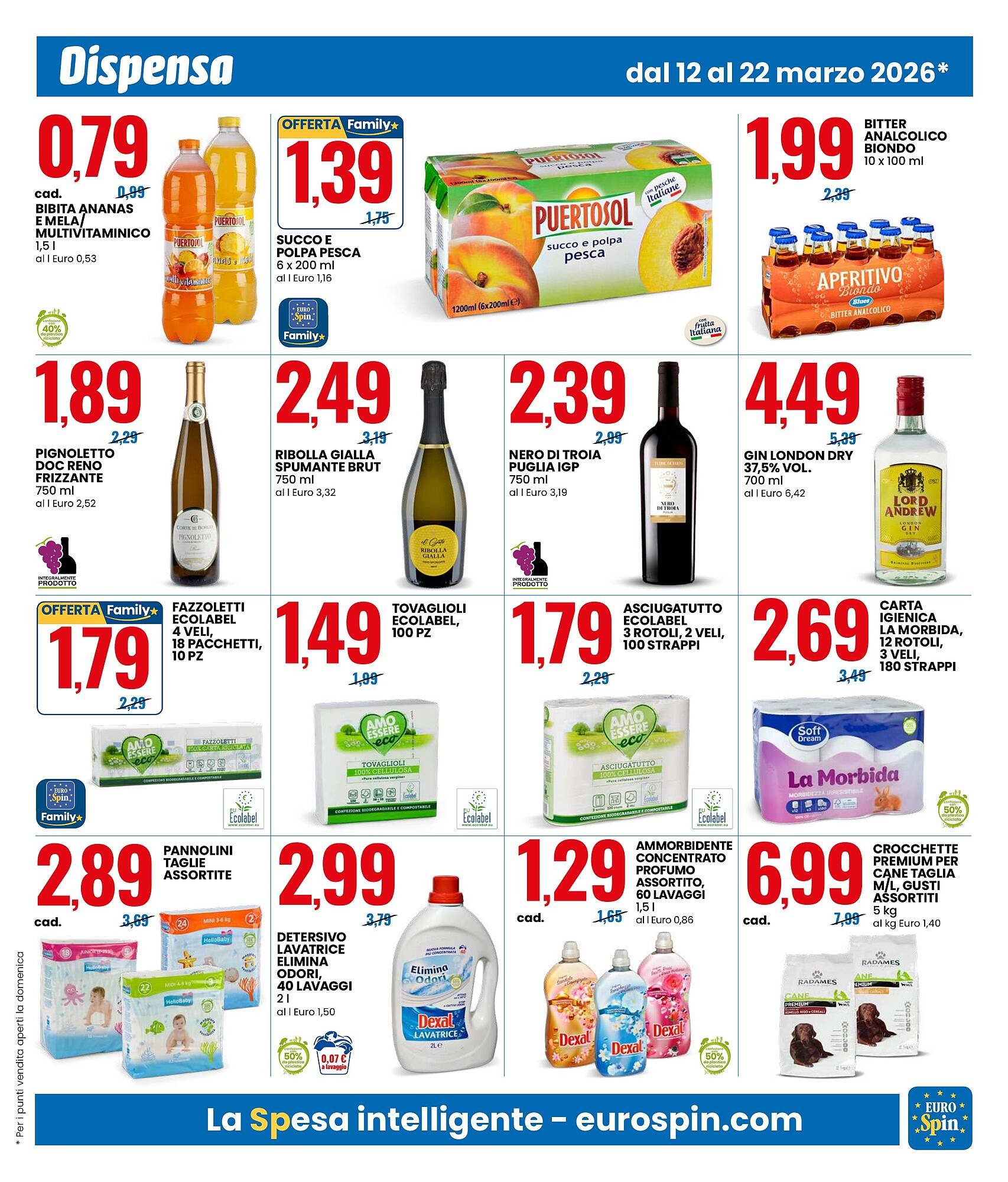 Volantino Eurospin (2026-03-12 - 2026-03-22)